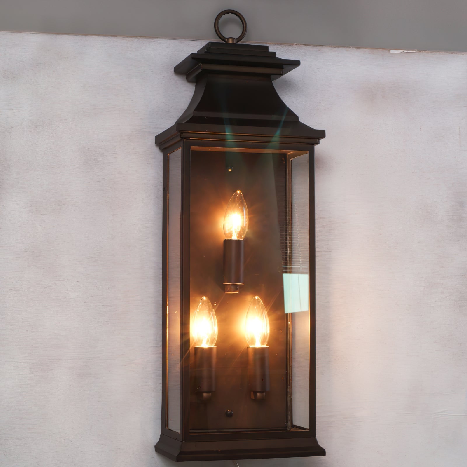 Esolarae Vintage Industrial Glass Wall Lamp - Letslighting