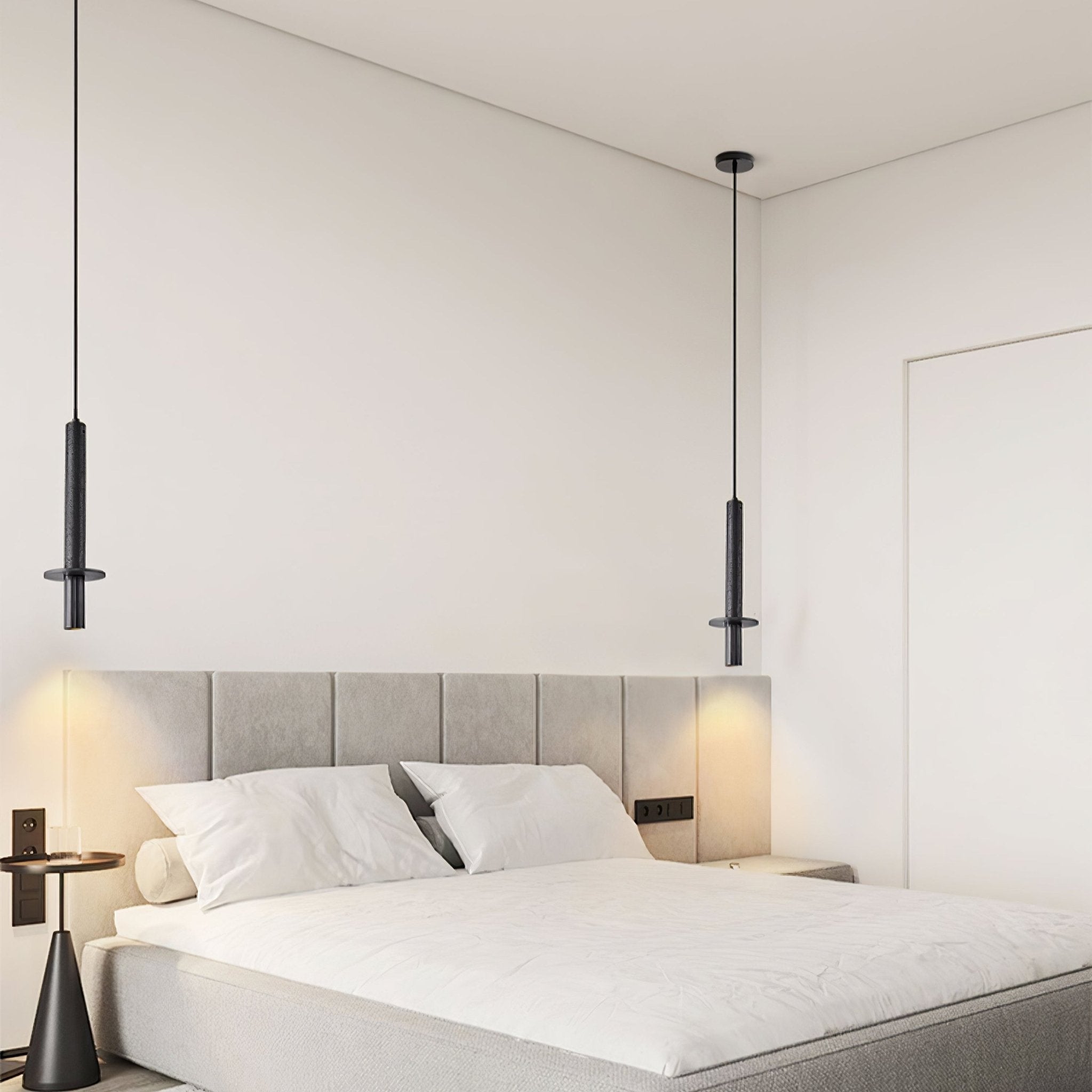 Avdoryra Dual Cylinder Travertine Pendant Light - Letslighting