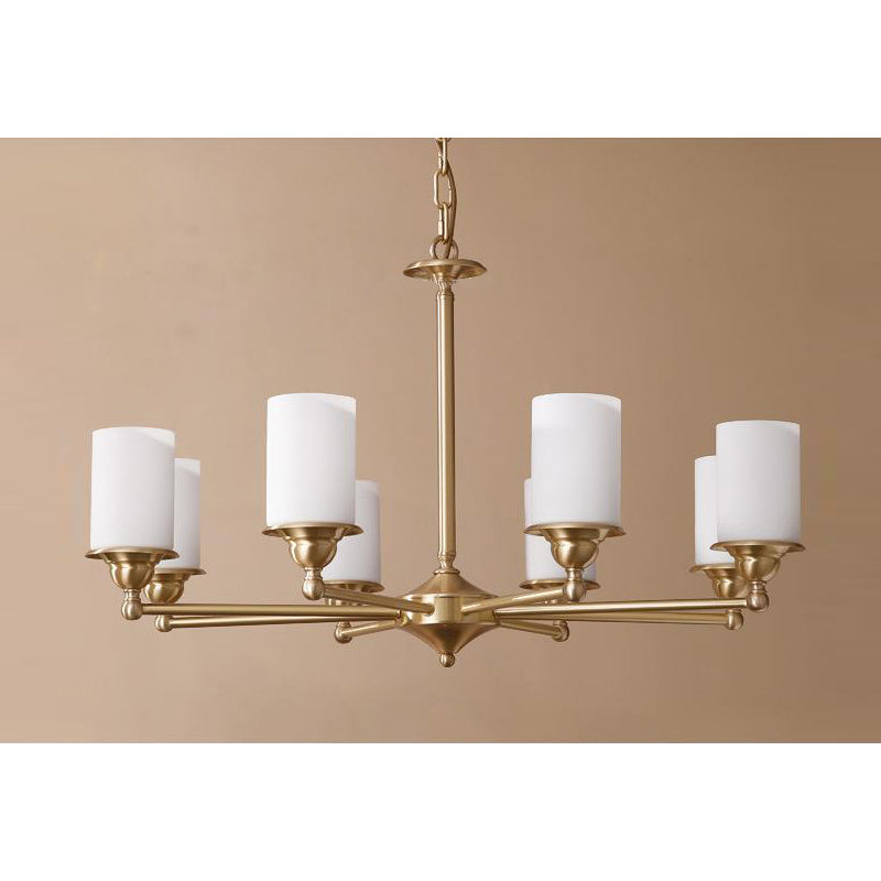 Idorara Postmodern Luxury Brass Glass Chandelier - Letslighting