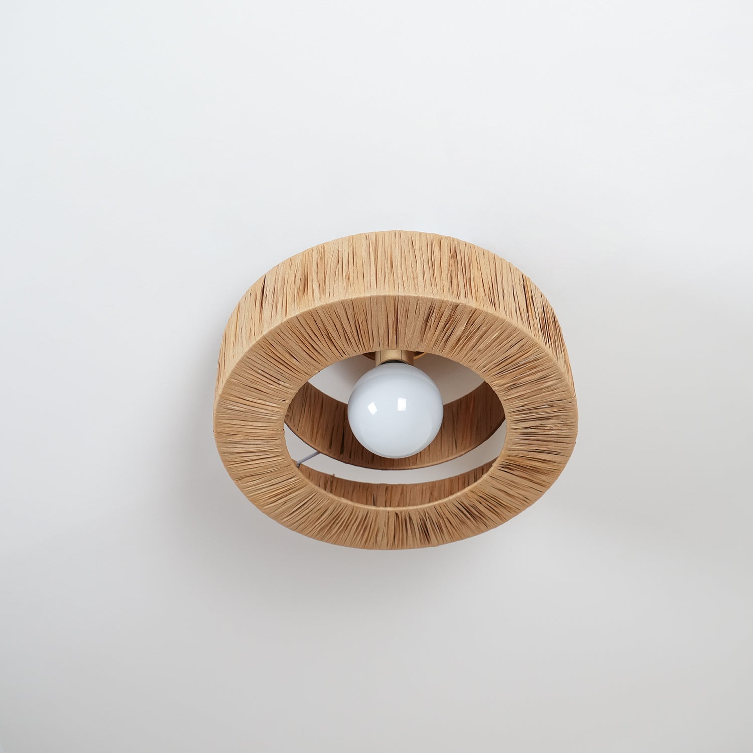 Ilthean Natural Straw Art Ceiling Lamp - Letslighting