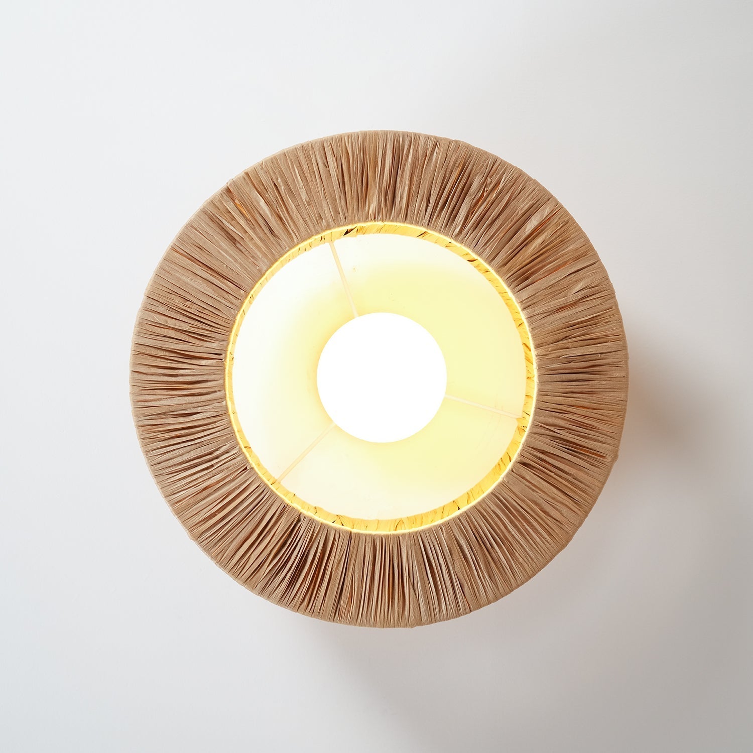 Ilthean Natural Straw Art Ceiling Lamp - Letslighting