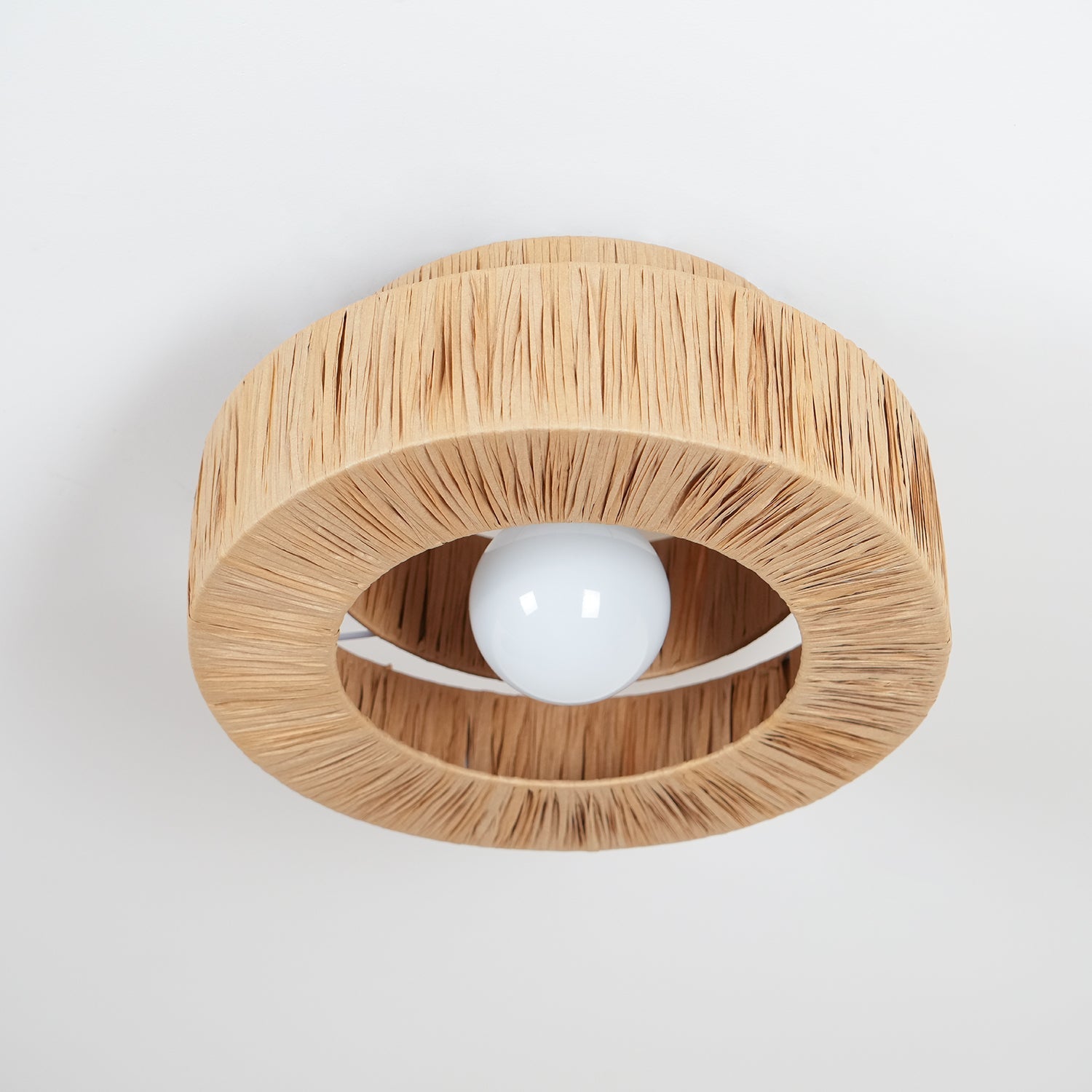 Ilthean Natural Straw Art Ceiling Lamp - Letslighting