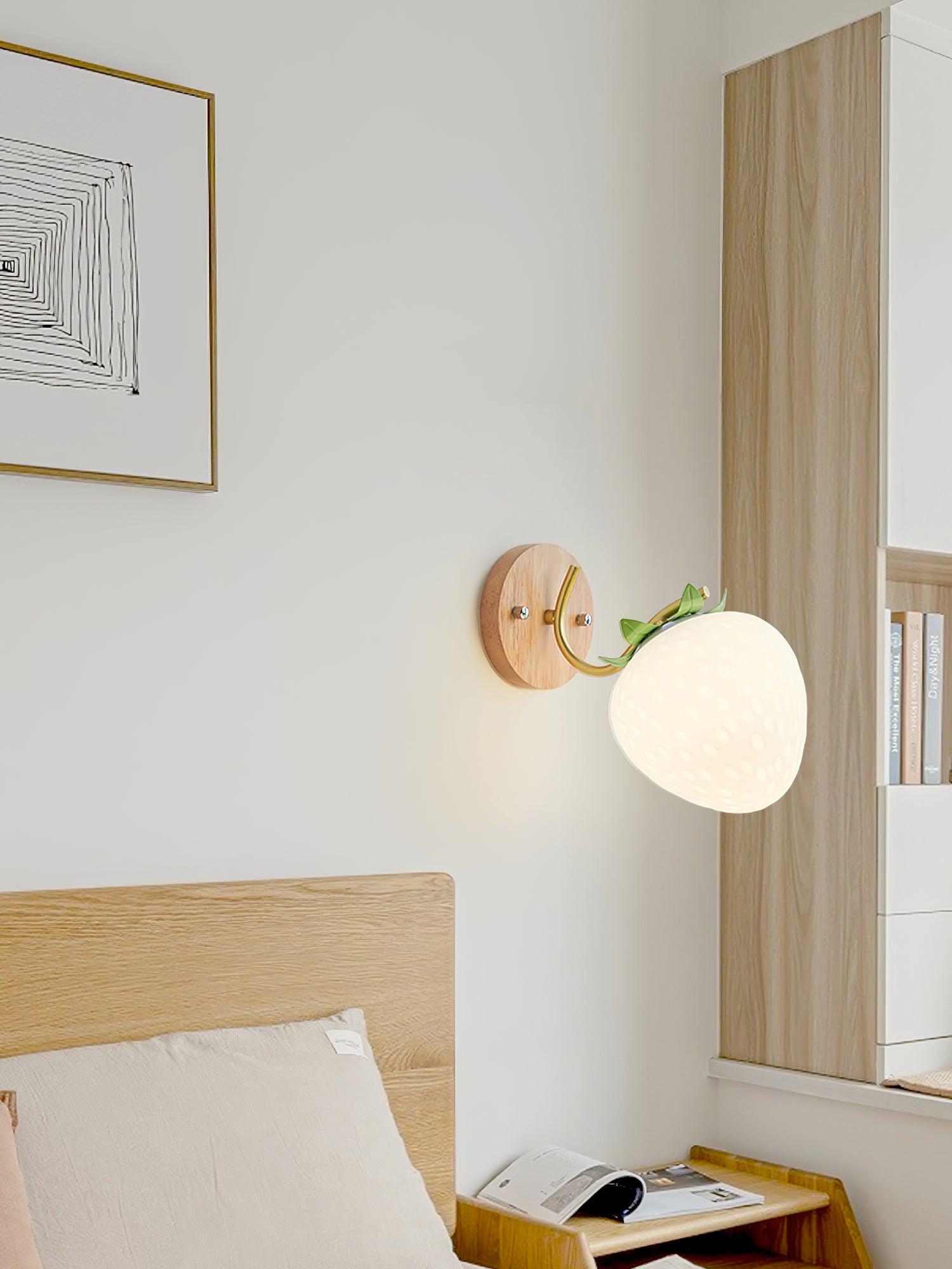 Pebora Strawberry-Inspired Wall Lamp - Letslighting