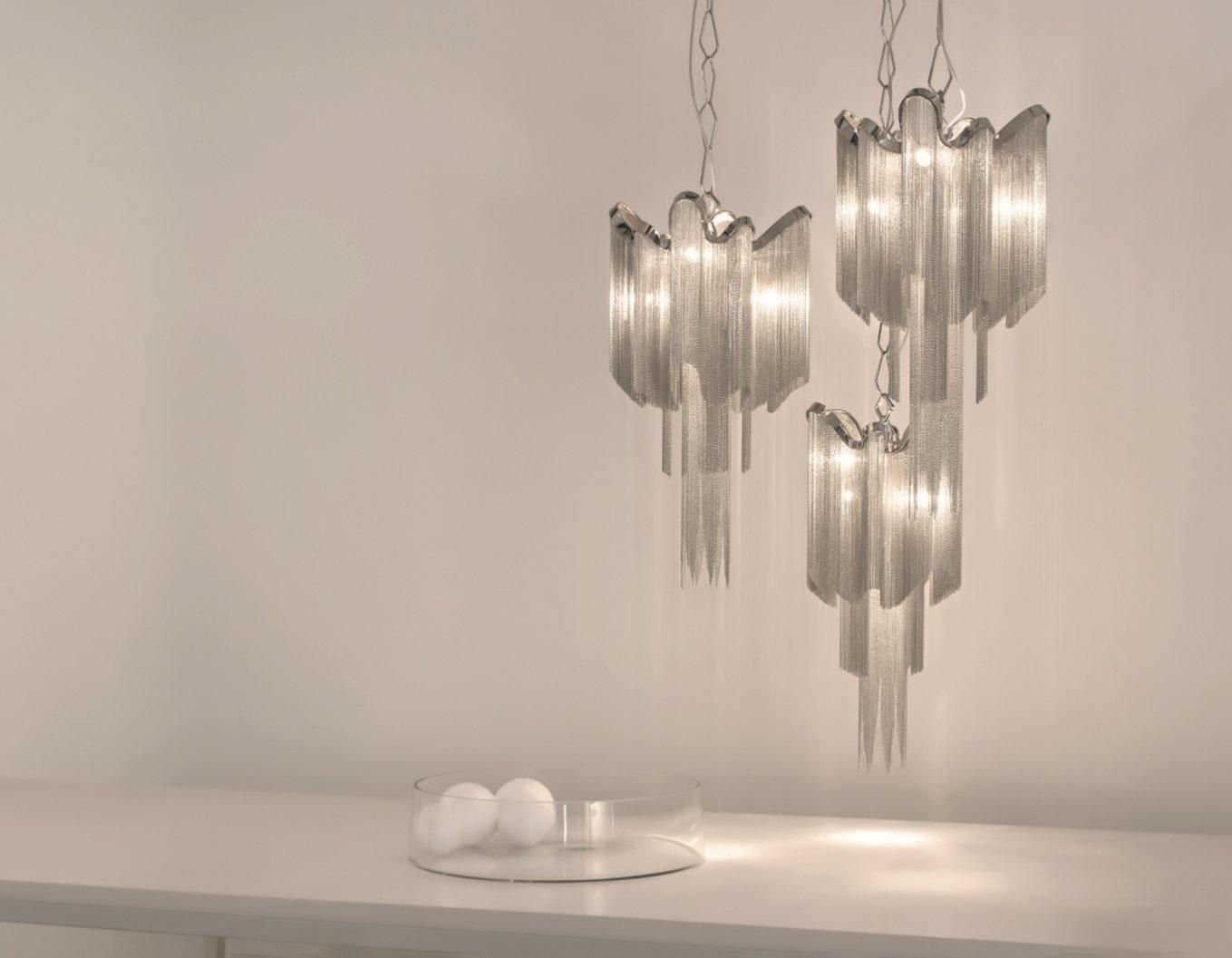 Lustra Pendant Lamp Stream Chain Nickel - Letslighting