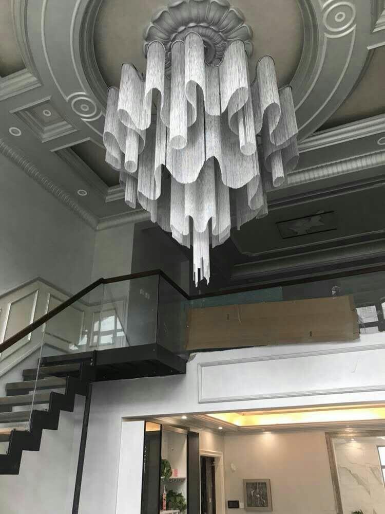 Lustra Pendant Lamp Stream Chain Nickel - Letslighting