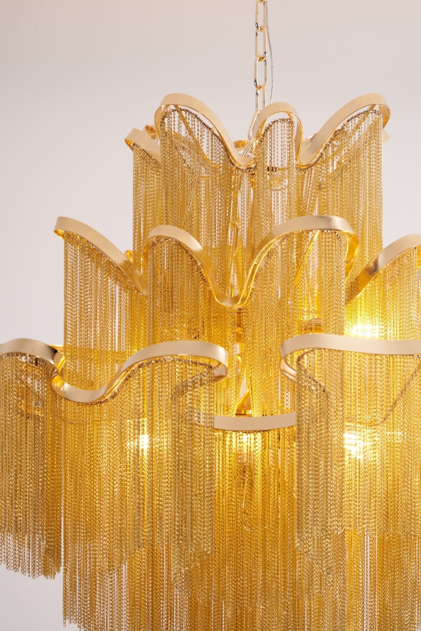 Lustra Pendant Lamp Stream Chain Nickel - Letslighting