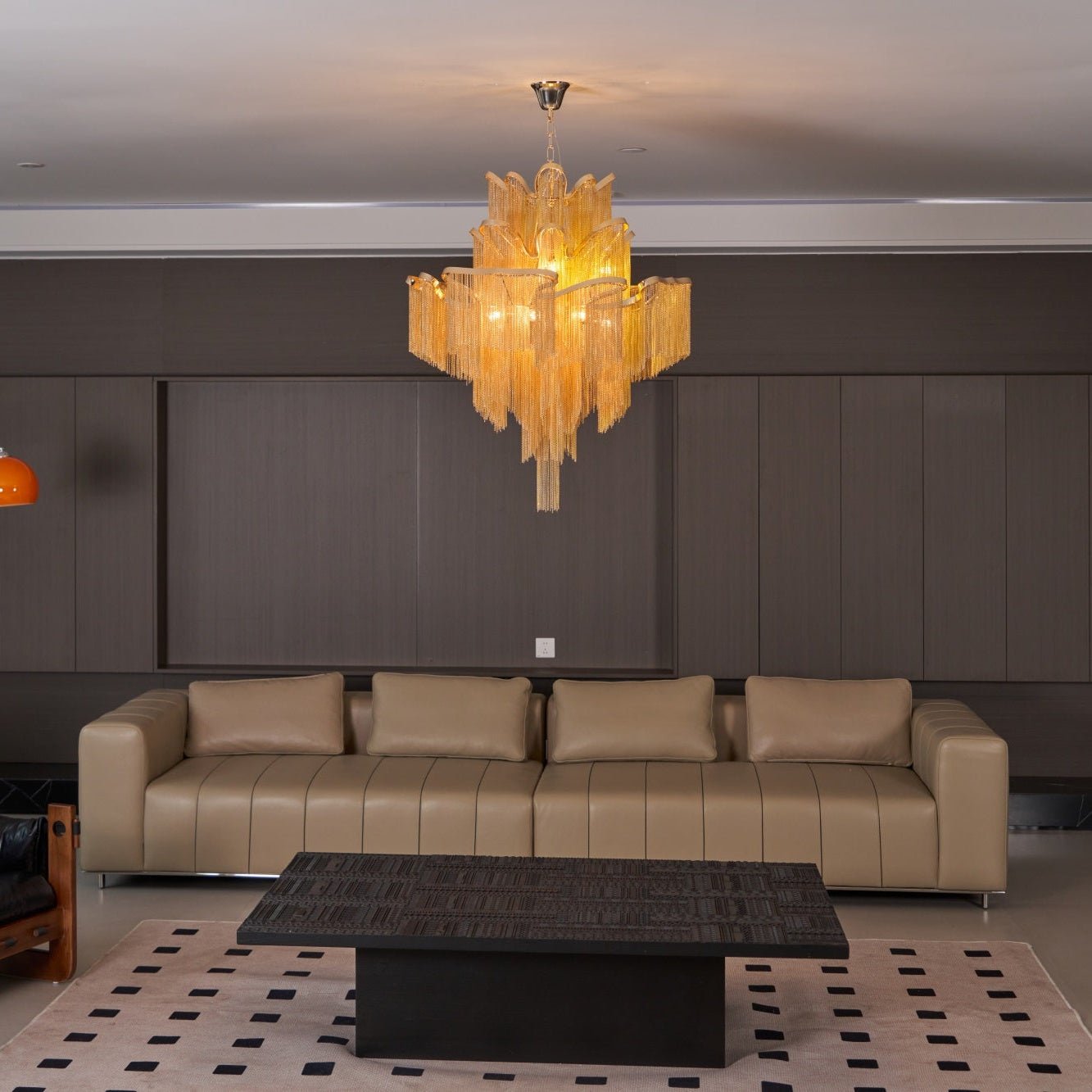 Lustra Pendant Lamp Stream Chain Nickel - Letslighting