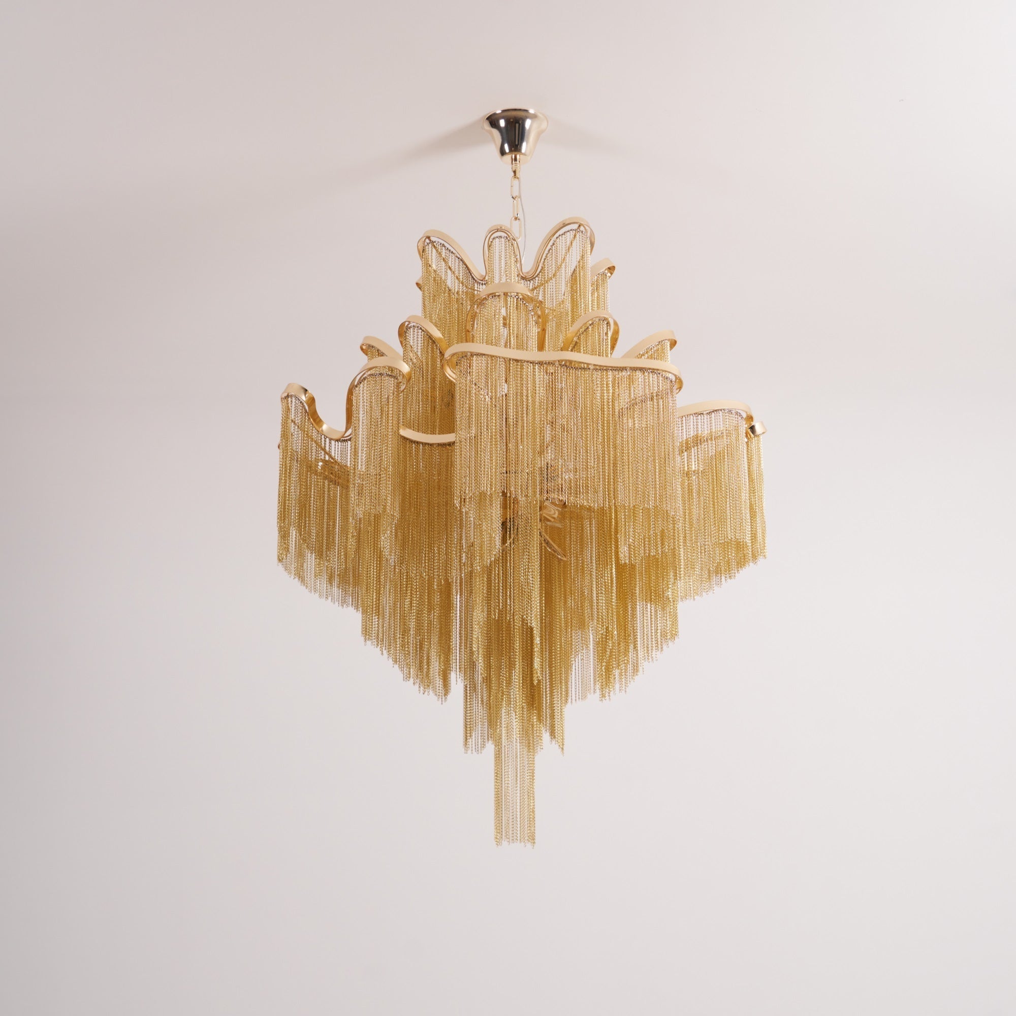 Lustra Pendant Lamp Stream Chain Nickel - Letslighting