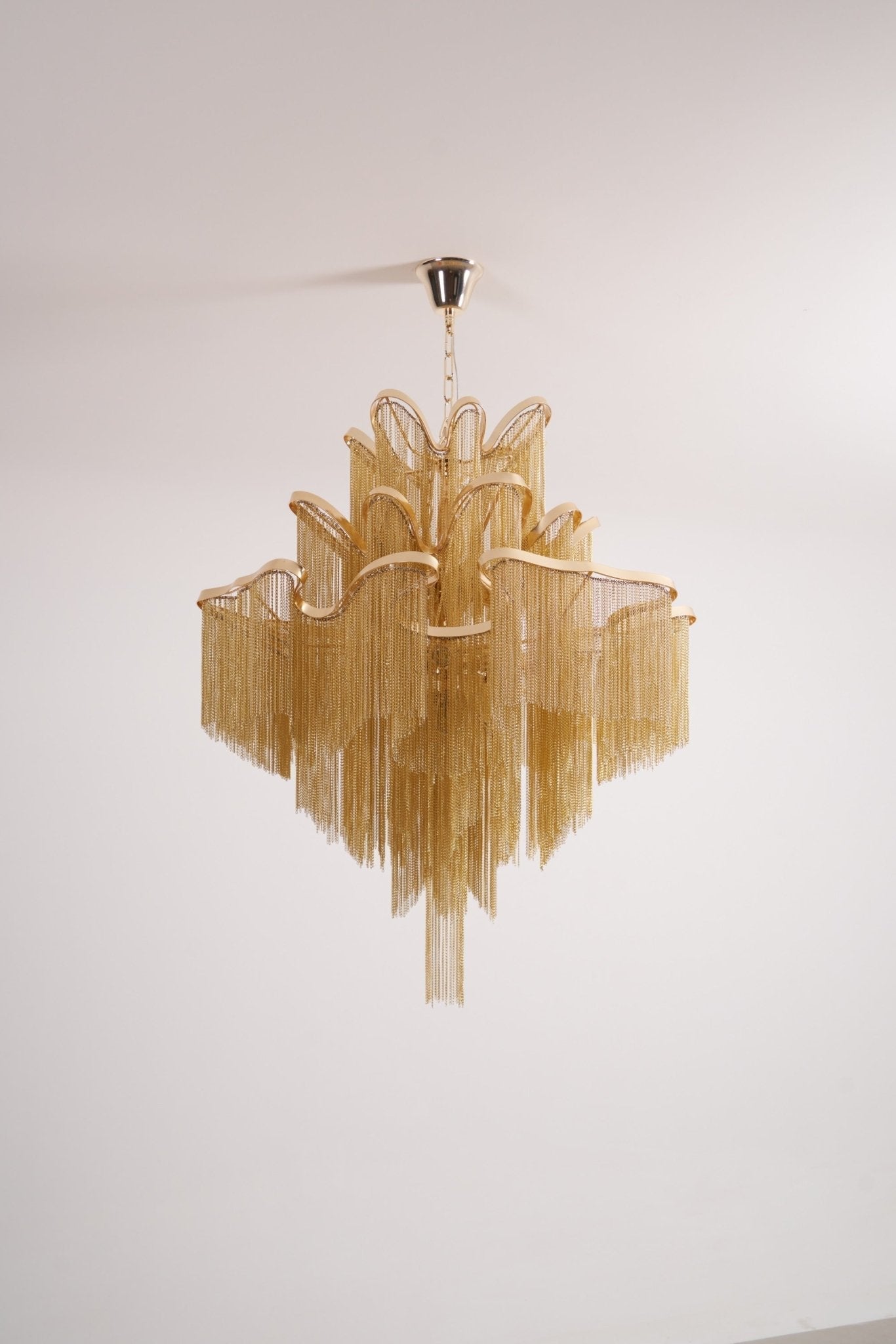 Lustra Pendant Lamp Stream Chain Nickel - Letslighting