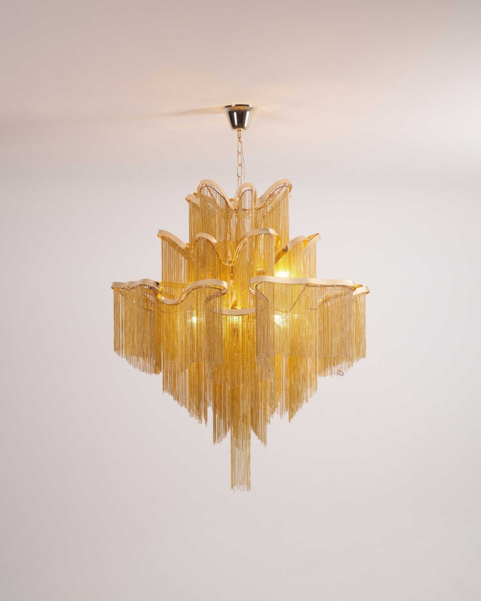 Lustra Pendant Lamp Stream Chain Nickel - Letslighting