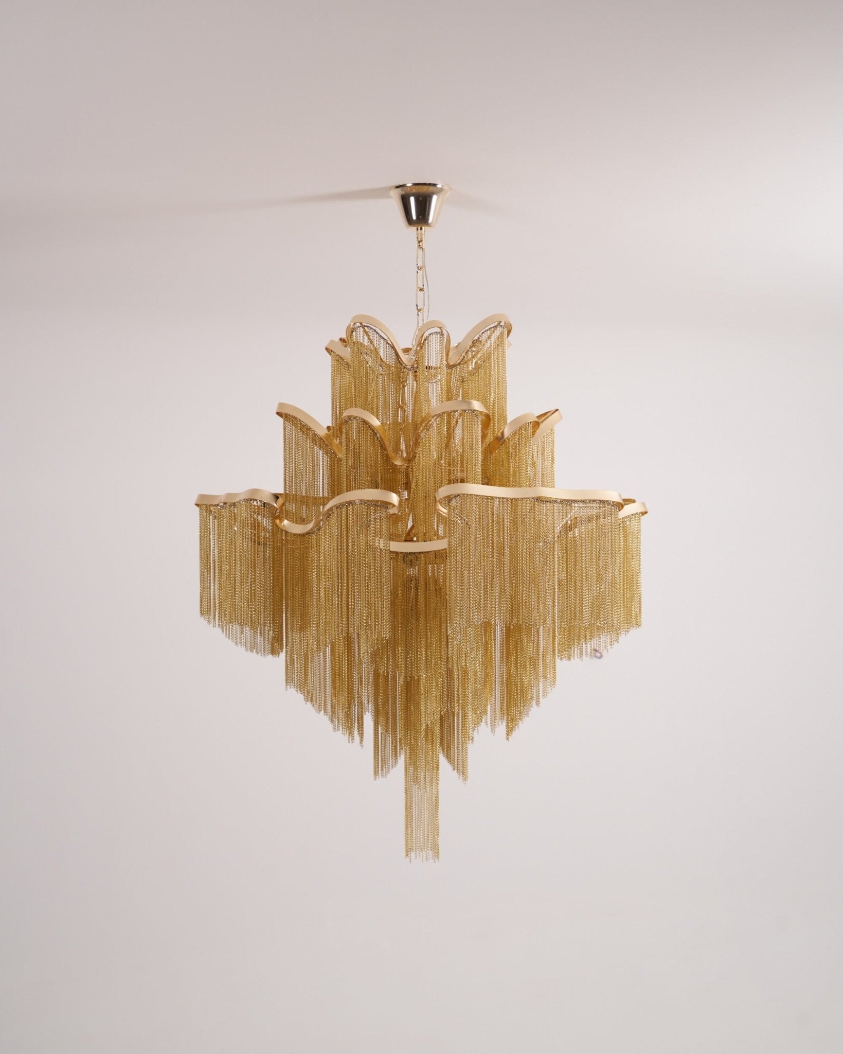 Lustra Pendant Lamp Stream Chain Nickel - Letslighting
