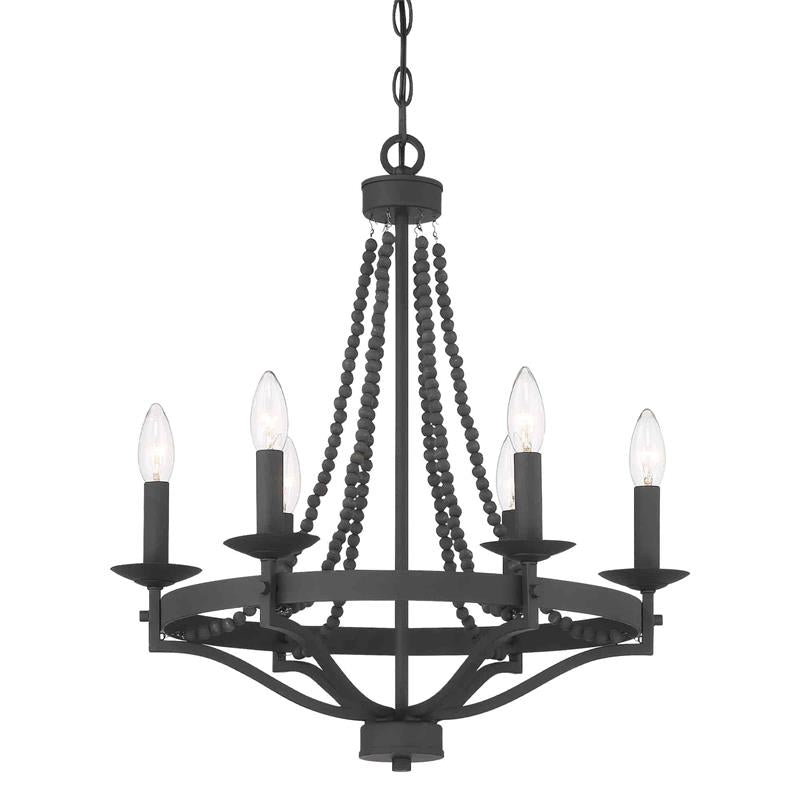 Isoren Vintage Industrial Wooden Chandelier - Letslighting