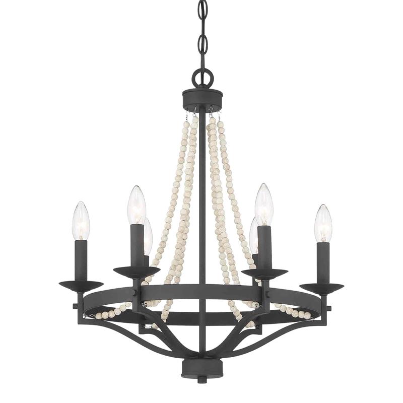 Isoren Vintage Industrial Wooden Chandelier - Letslighting