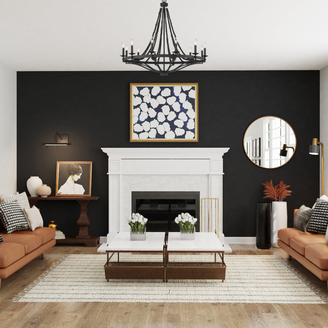 Isoren Vintage Industrial Wooden Chandelier - Letslighting