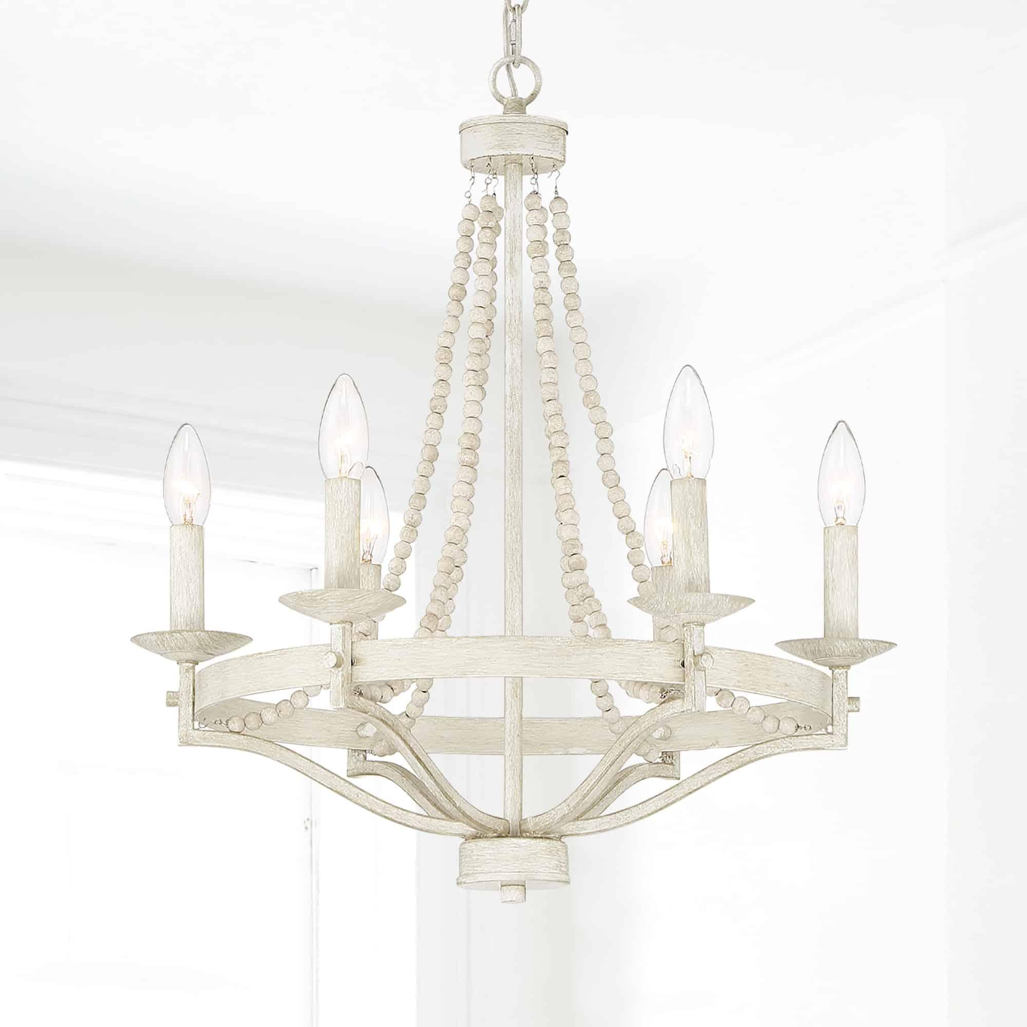 Isoren Vintage Industrial Wooden Chandelier - Letslighting