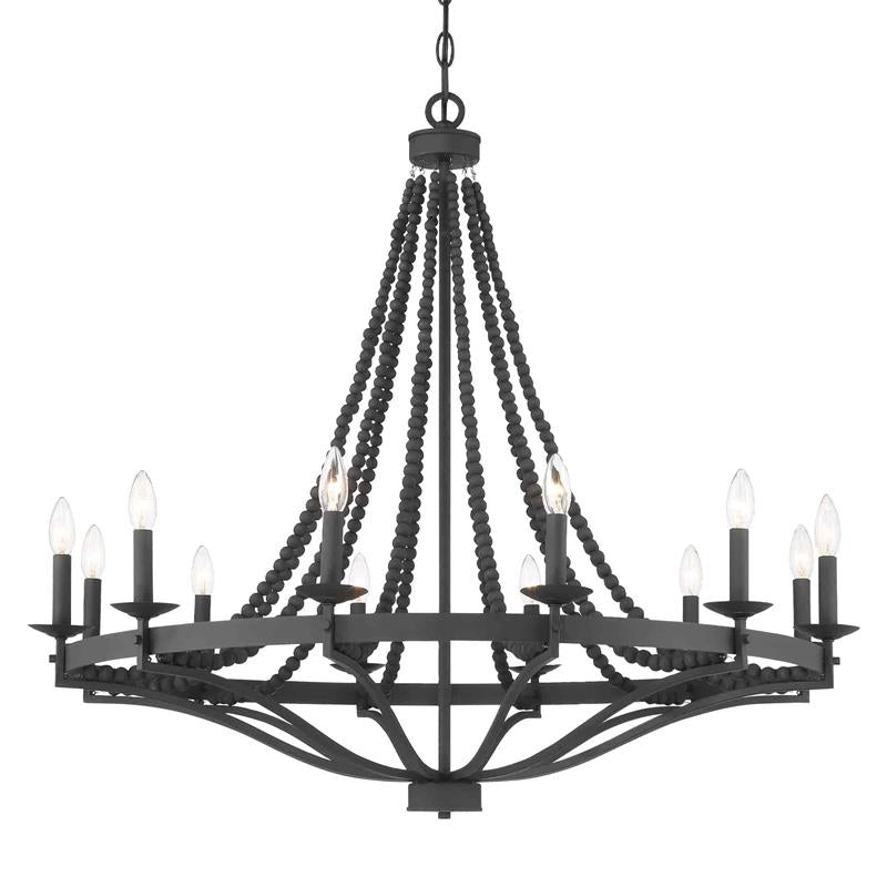 Isoren Vintage Industrial Wooden Chandelier - Letslighting