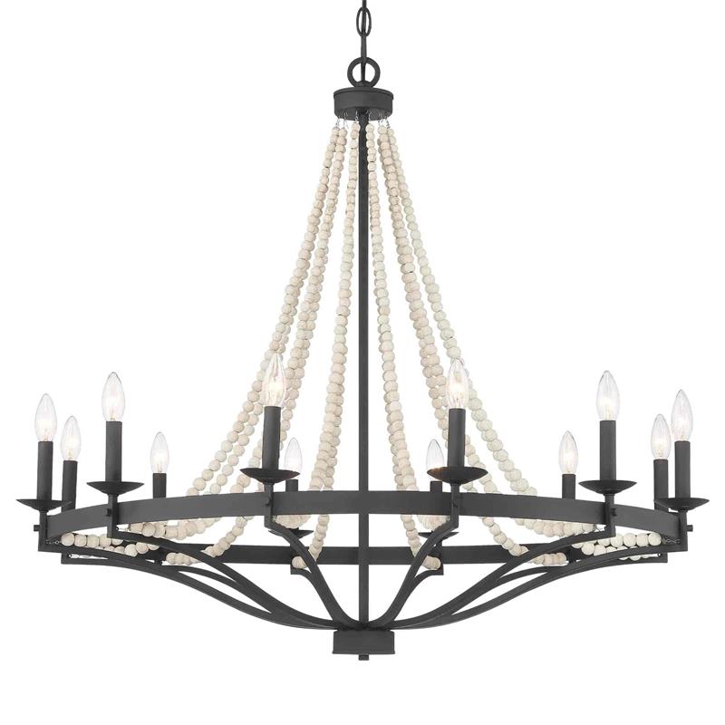 Isoren Vintage Industrial Wooden Chandelier - Letslighting