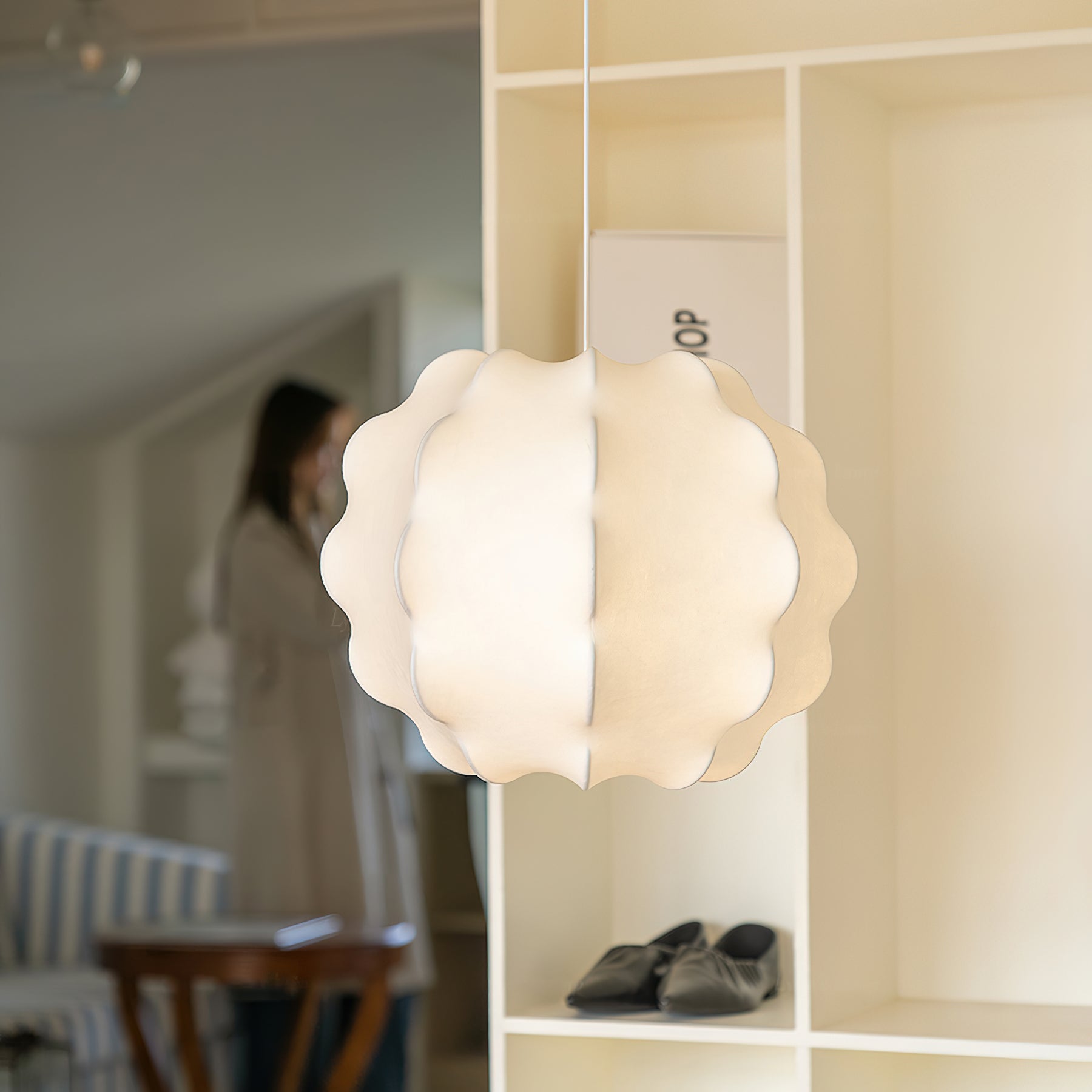 Striata Pendant Lamp Curved - Letslighting