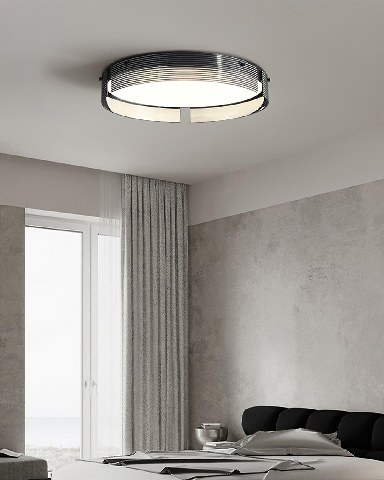 Stripe Ceiling Lamp Modern Brass Sleek Lines - Letslighting