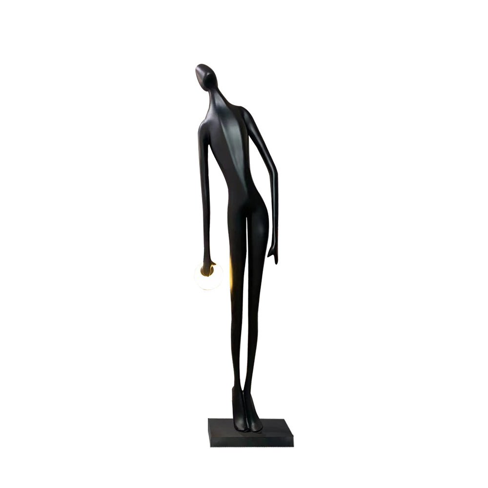 Zolirion Abstract Black Floor Lamp - Letslighting