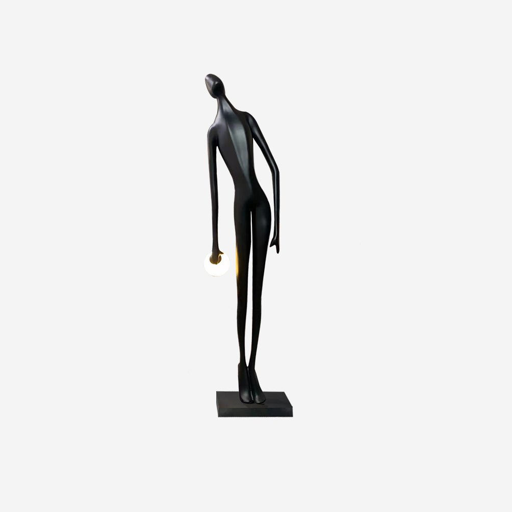 Zolirion Abstract Black Floor Lamp - Letslighting