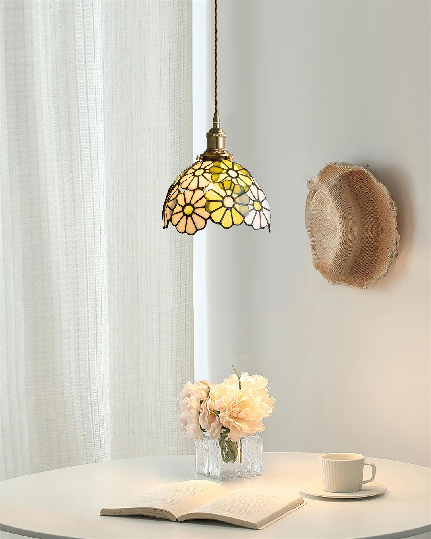 Suka Floral Mosaic Pendant Lamp - Letslighting