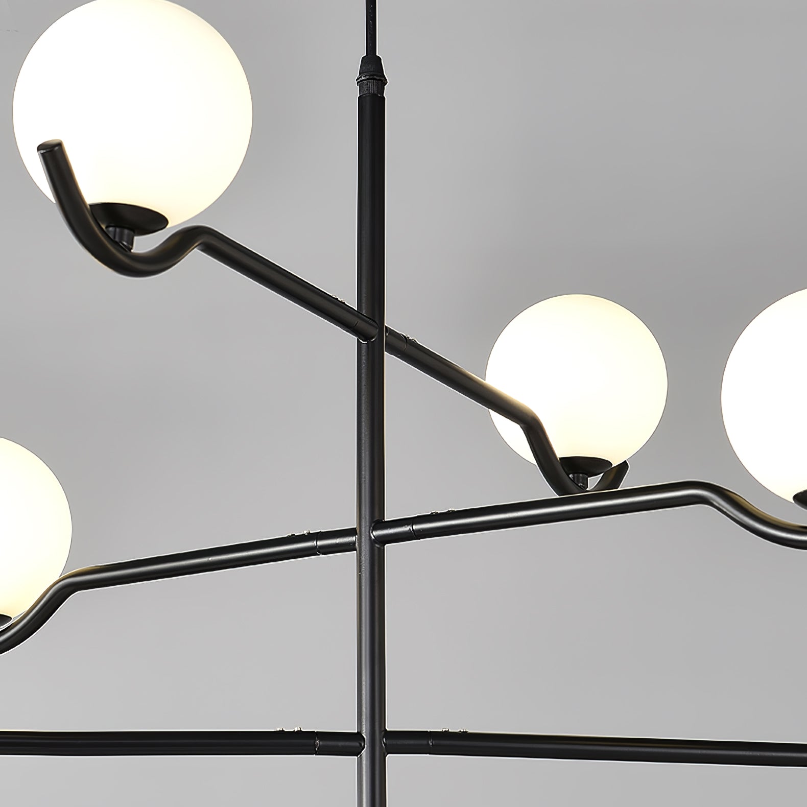 Fayno White Globe Chandelier - Letslighting