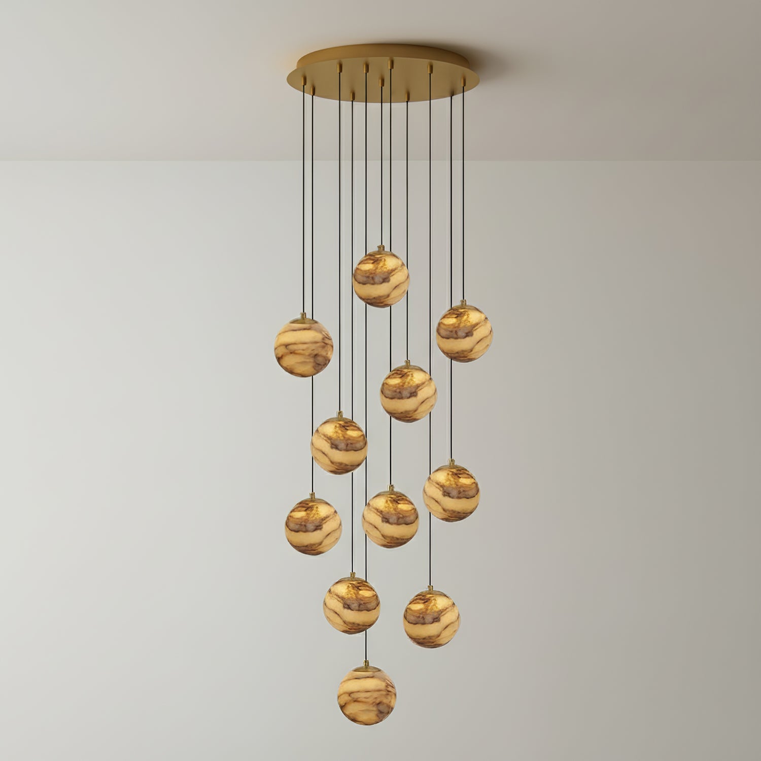 Sultana Alabaster Cluster Chandelier - Letslighting