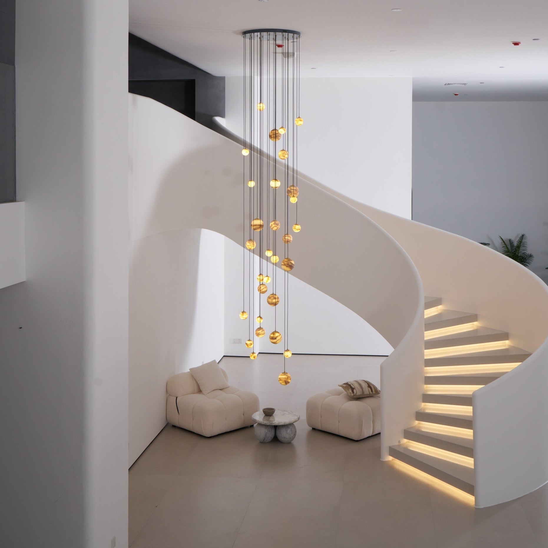 Sultana Alabaster Cluster Chandelier - Letslighting