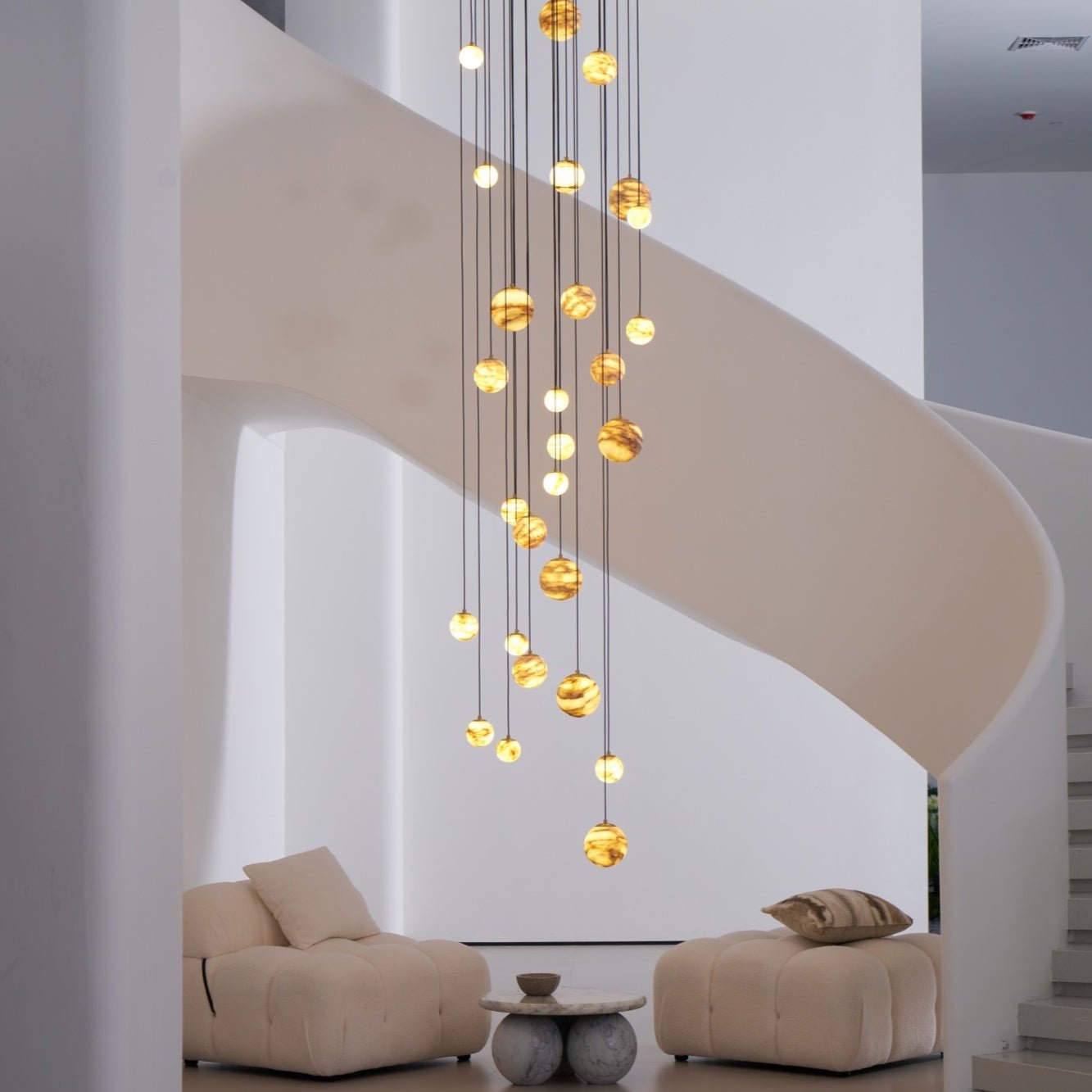 Sultana Alabaster Cluster Chandelier - Letslighting