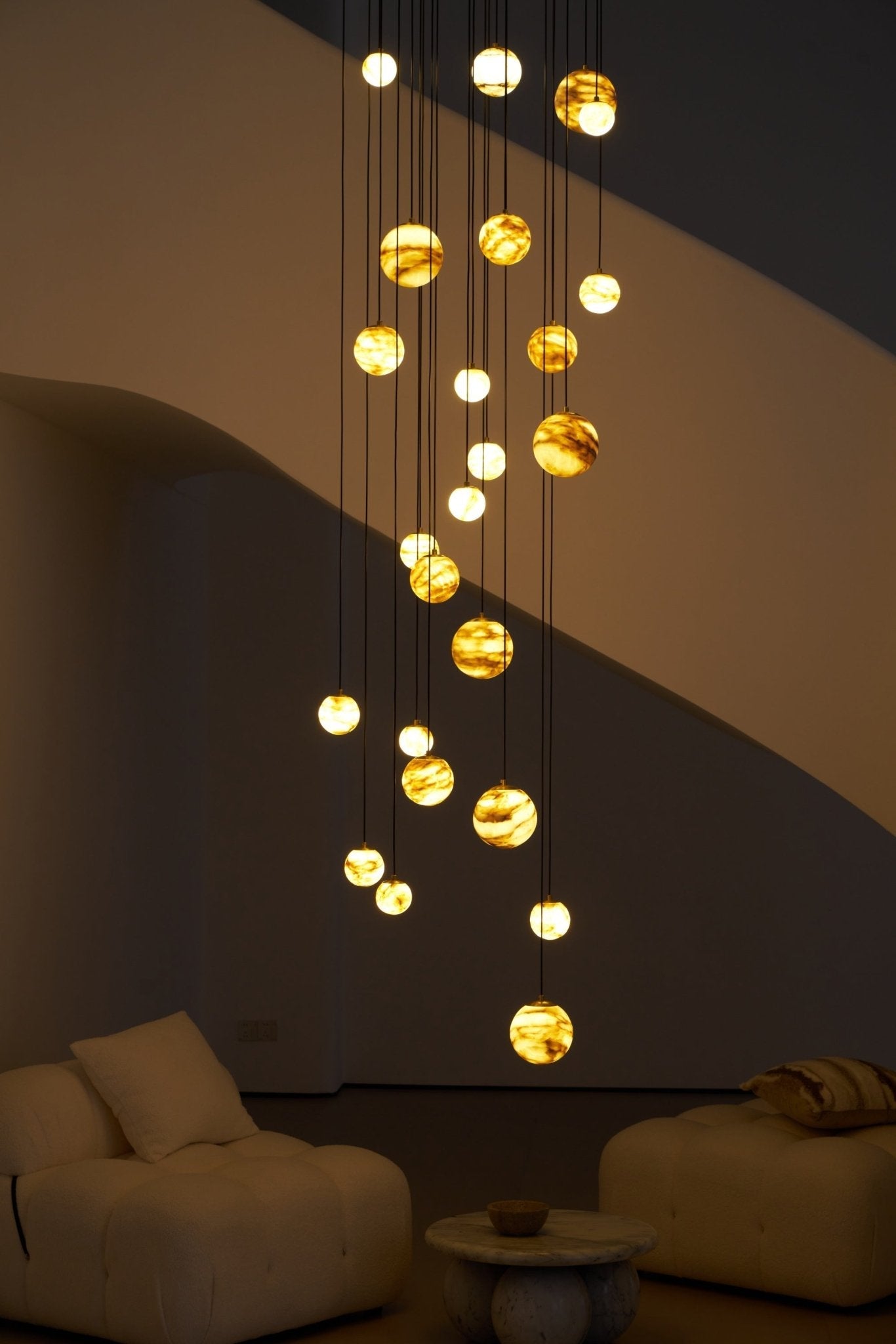 Sultana Alabaster Cluster Chandelier - Letslighting