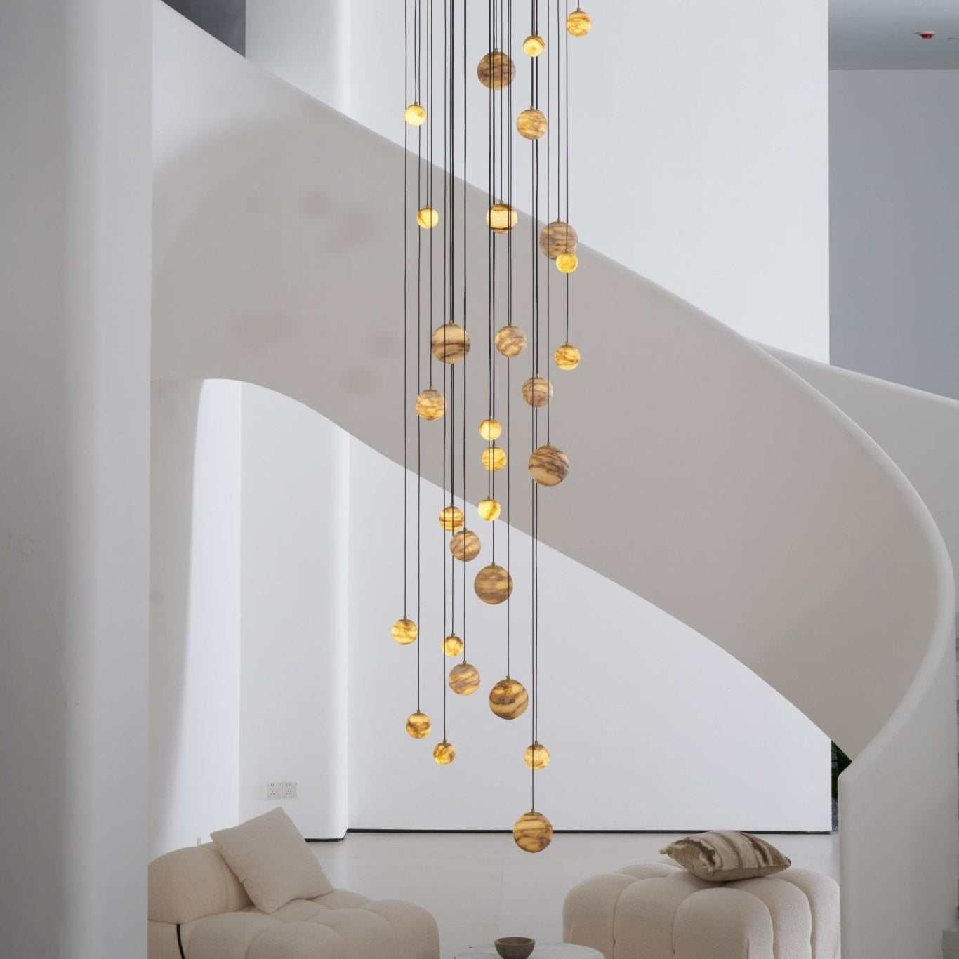 Sultana Alabaster Cluster Chandelier - Letslighting