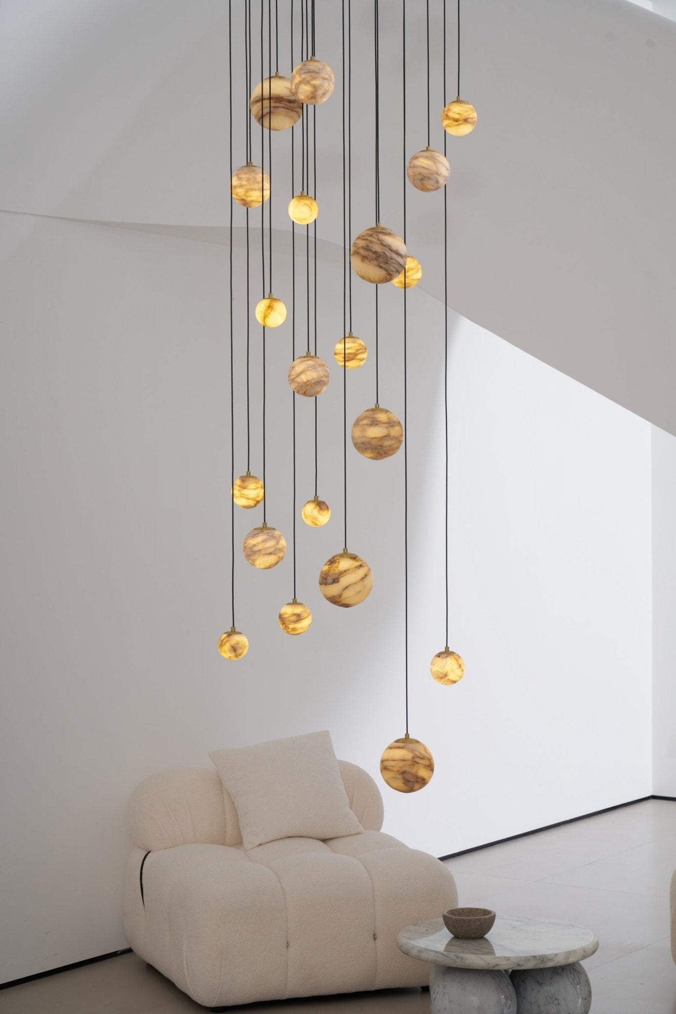 Sultana Alabaster Cluster Chandelier - Letslighting