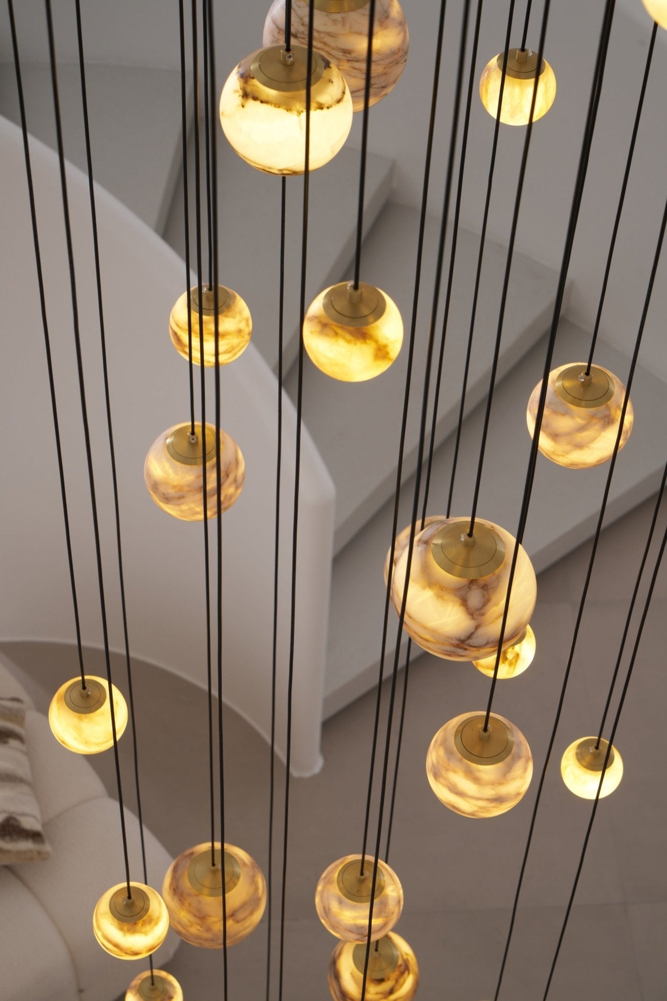 Sultana Alabaster Cluster Chandelier - Letslighting