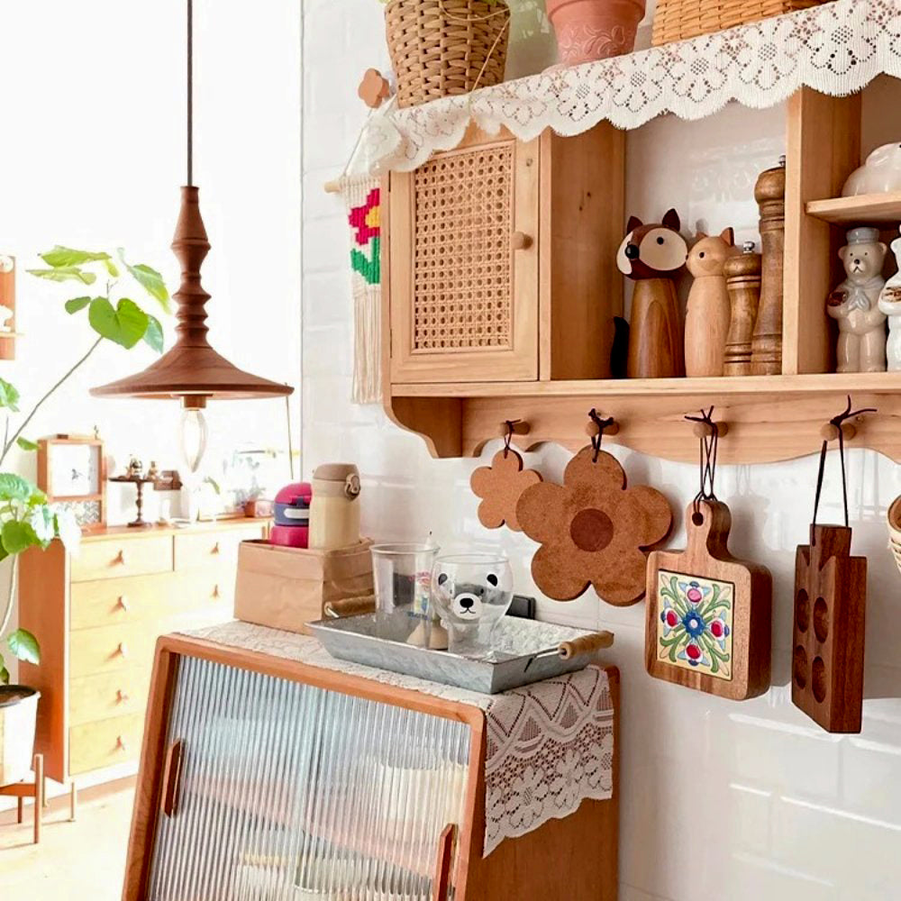Iraeiel Vintage Minimalist Wooden Pendant Light - Letslighting