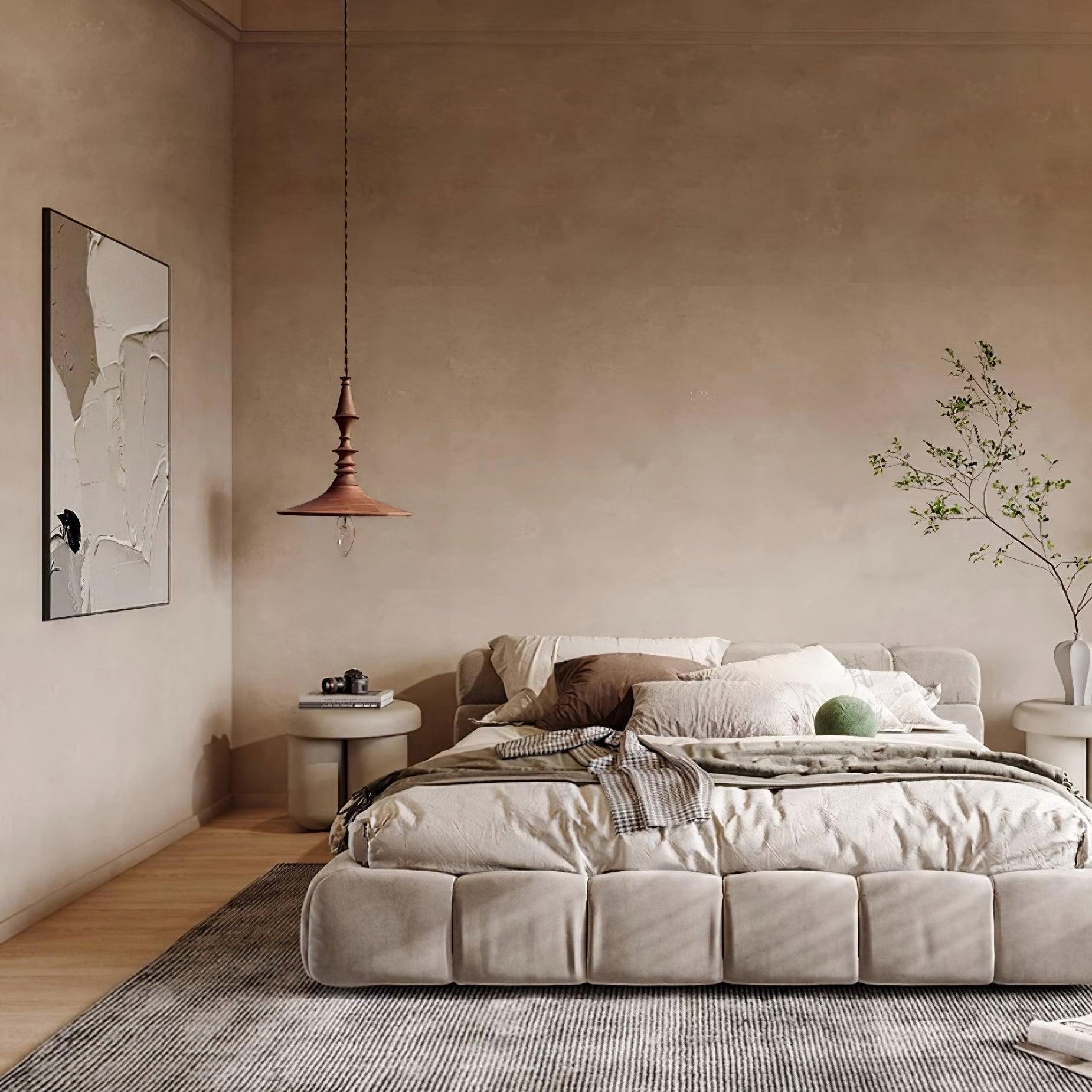 Iraeiel Vintage Minimalist Wooden Pendant Light - Letslighting