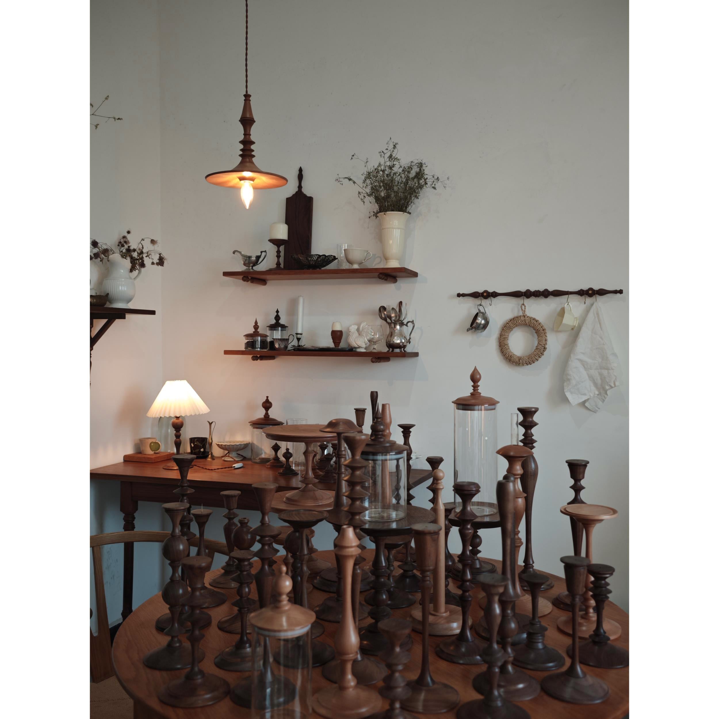 Iraeiel Vintage Minimalist Wooden Pendant Light - Letslighting