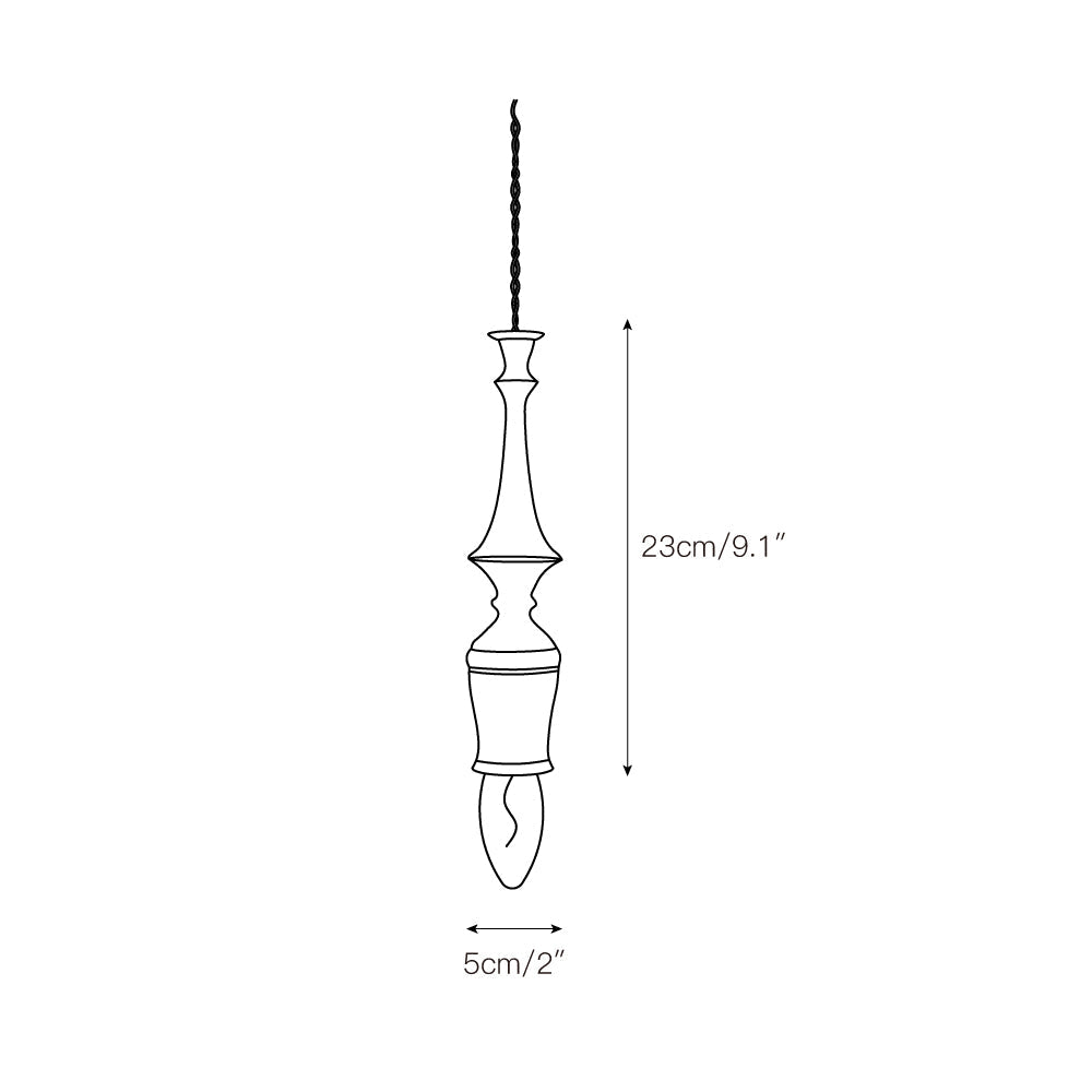 Iraeiel Vintage Minimalist Wooden Pendant Light - Letslighting