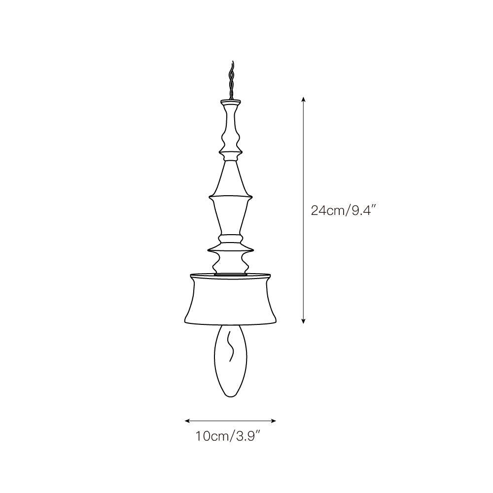 Iraeiel Vintage Minimalist Wooden Pendant Light - Letslighting