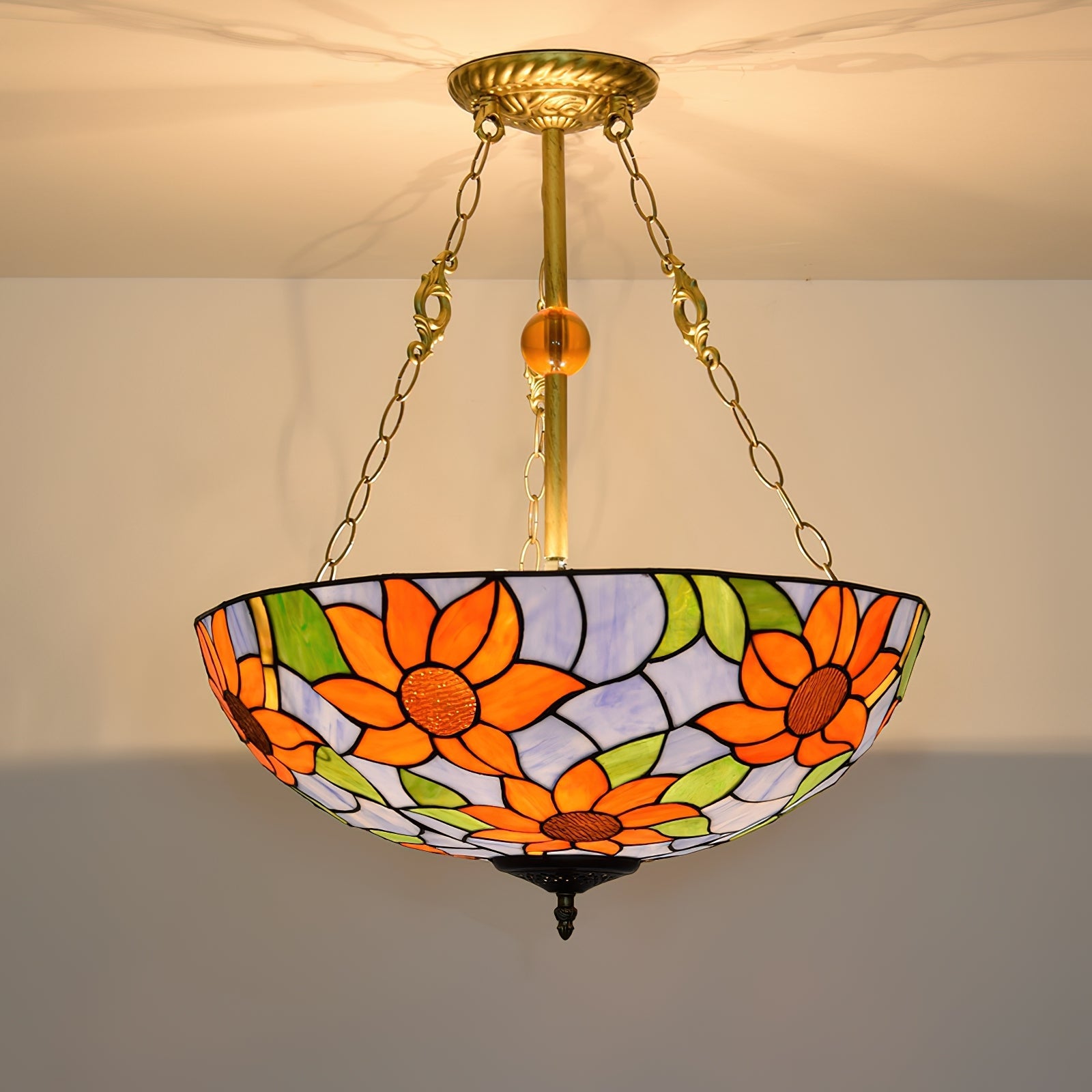 Tiffany Chandelier Bowl-shaped - Letslighting