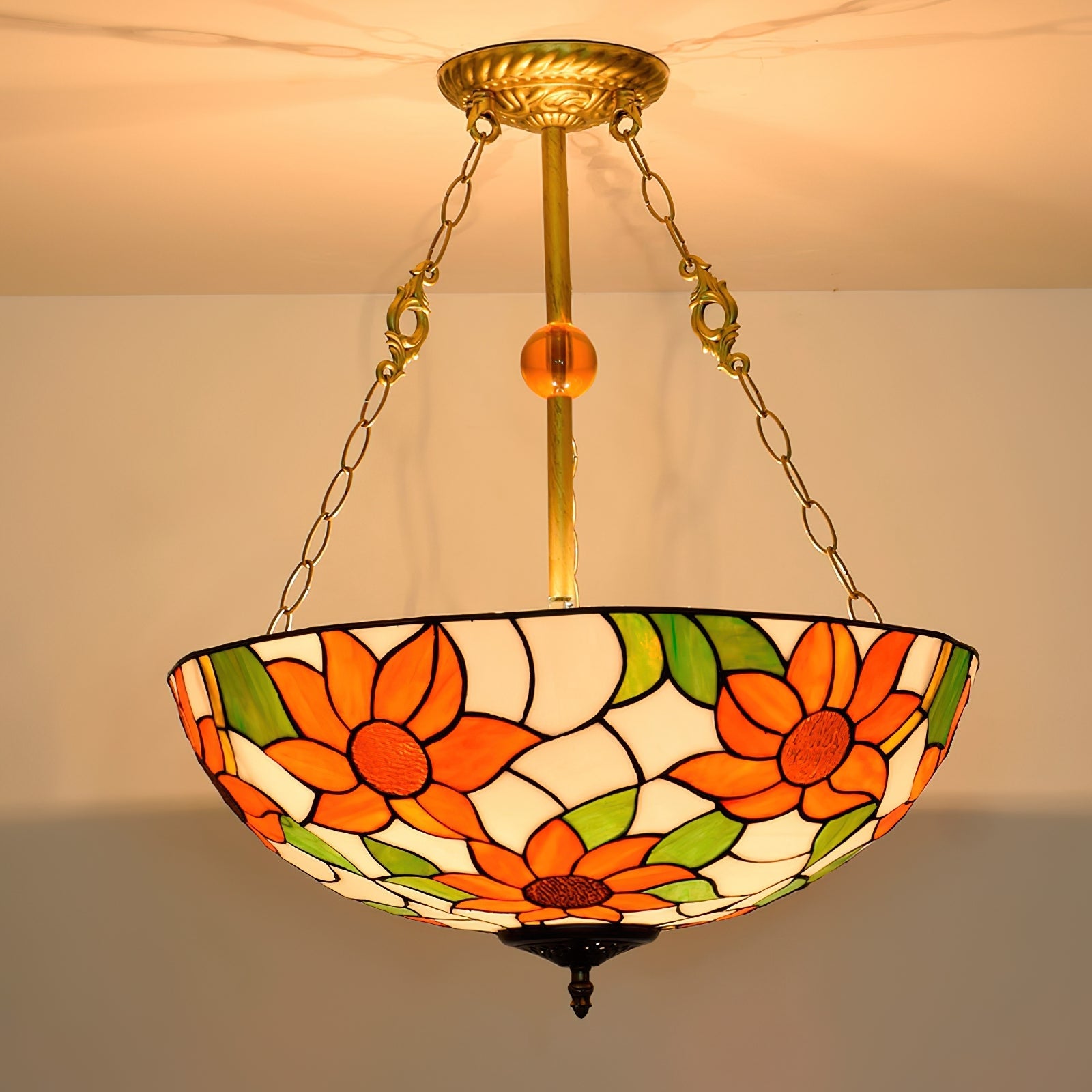 Tiffany Chandelier Bowl-shaped - Letslighting