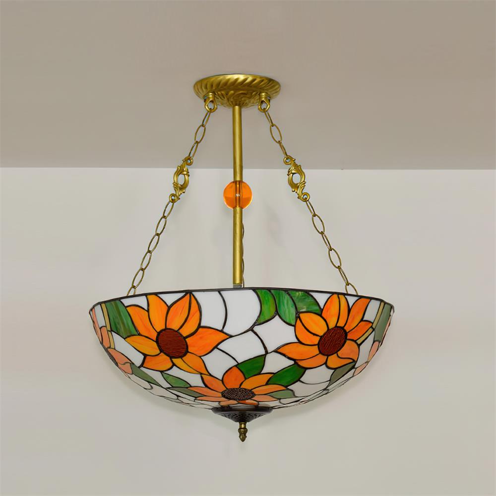 Tiffany Chandelier Bowl-shaped - Letslighting