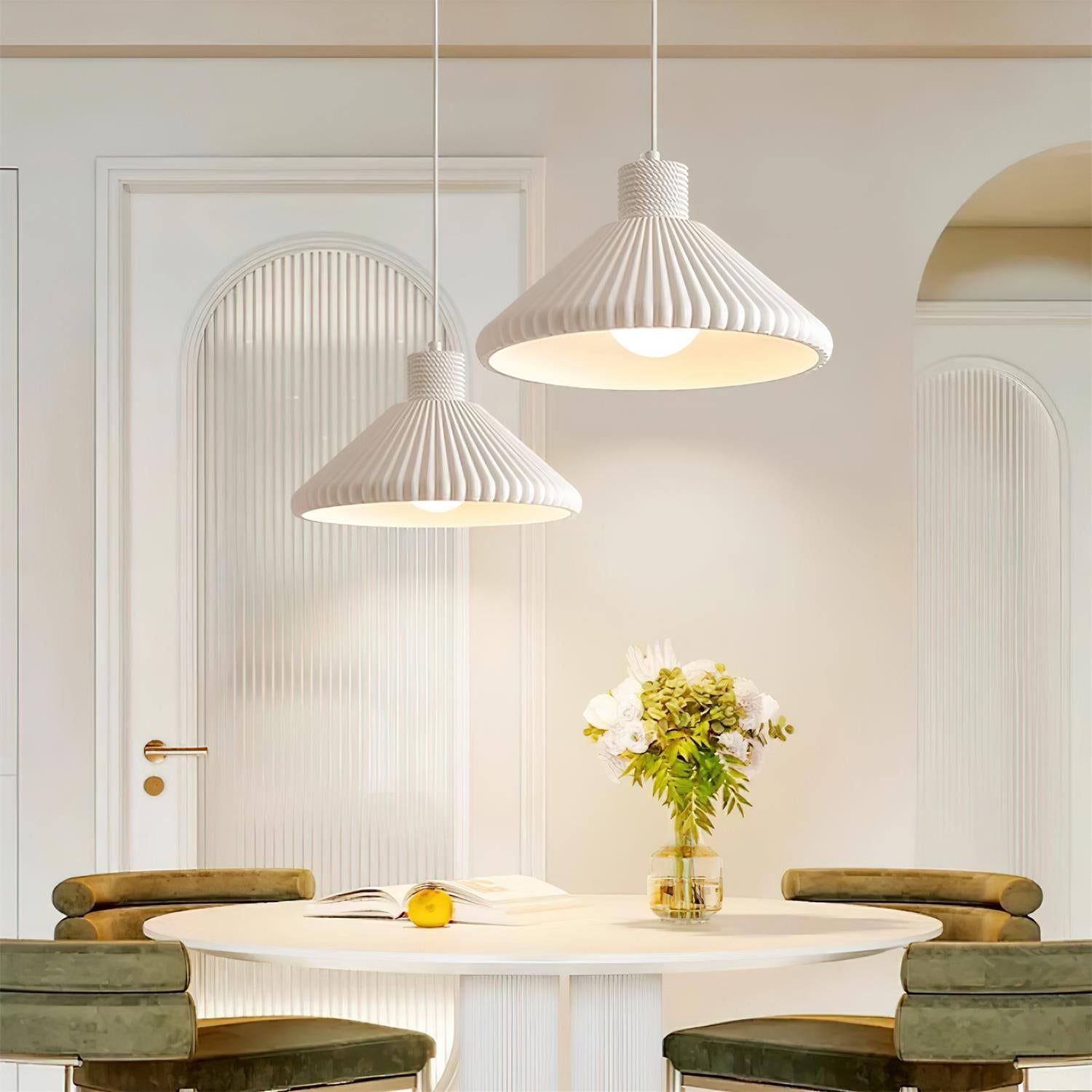 Surora Pendant Lamp Pleated - Letslighting
