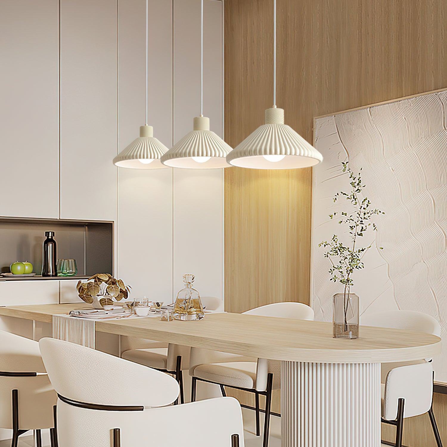 Surora Pendant Lamp Pleated - Letslighting