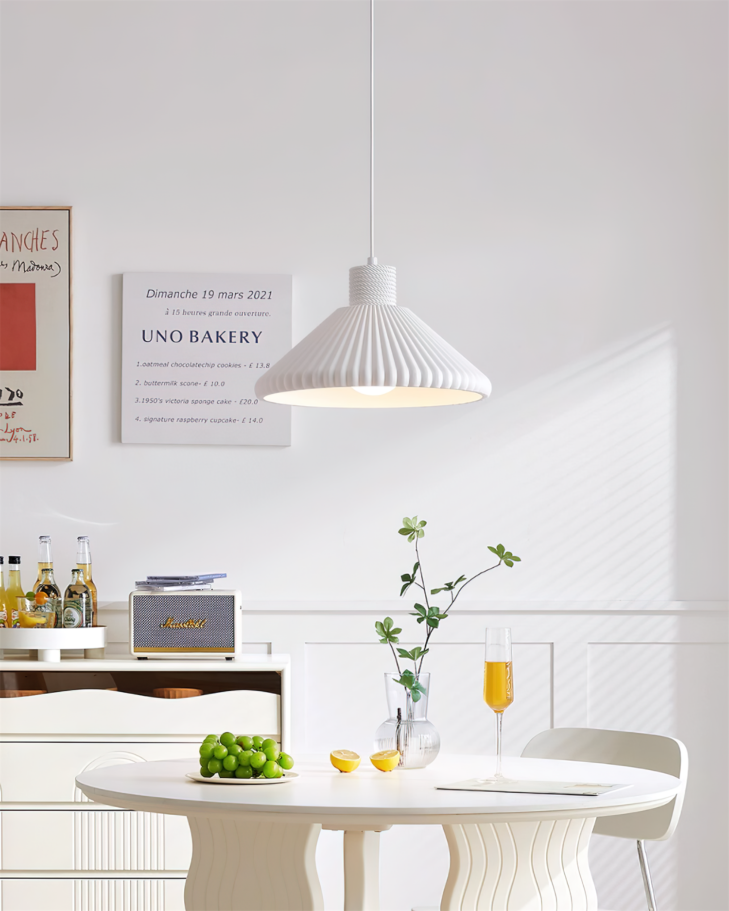 Surora Pendant Lamp Pleated - Letslighting