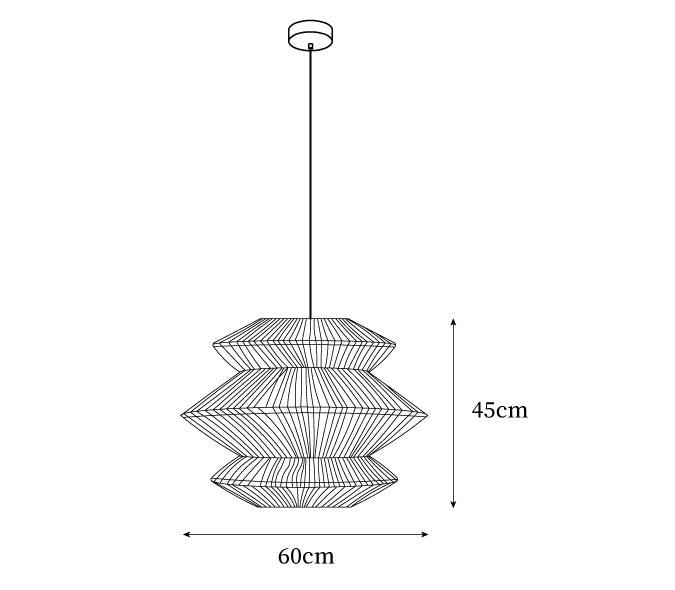 Suru Pendant Lamp Woven Island Organic - Letslighting