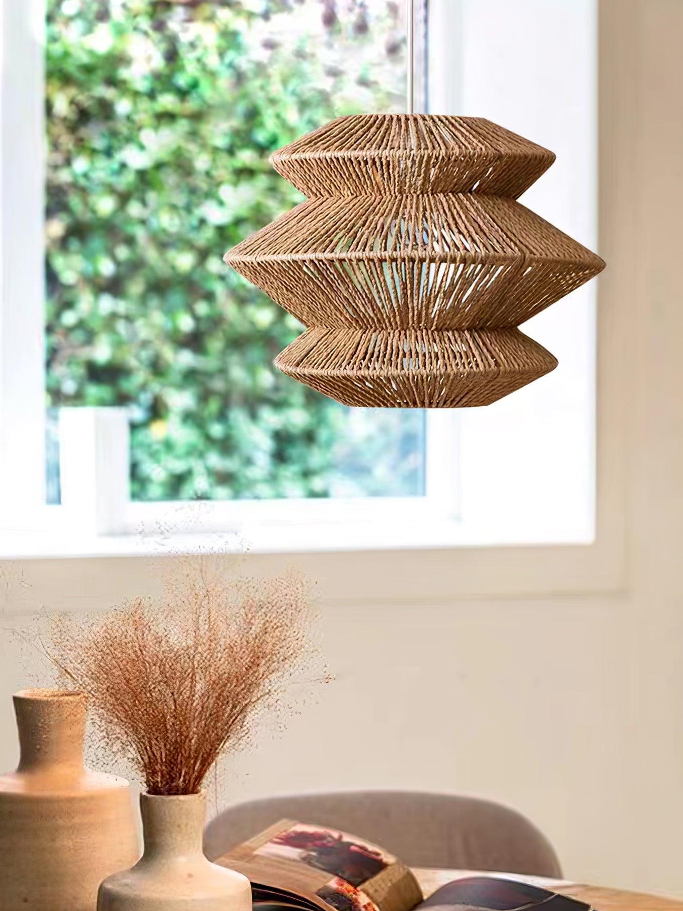 Suru Pendant Lamp Woven Island Organic - Letslighting