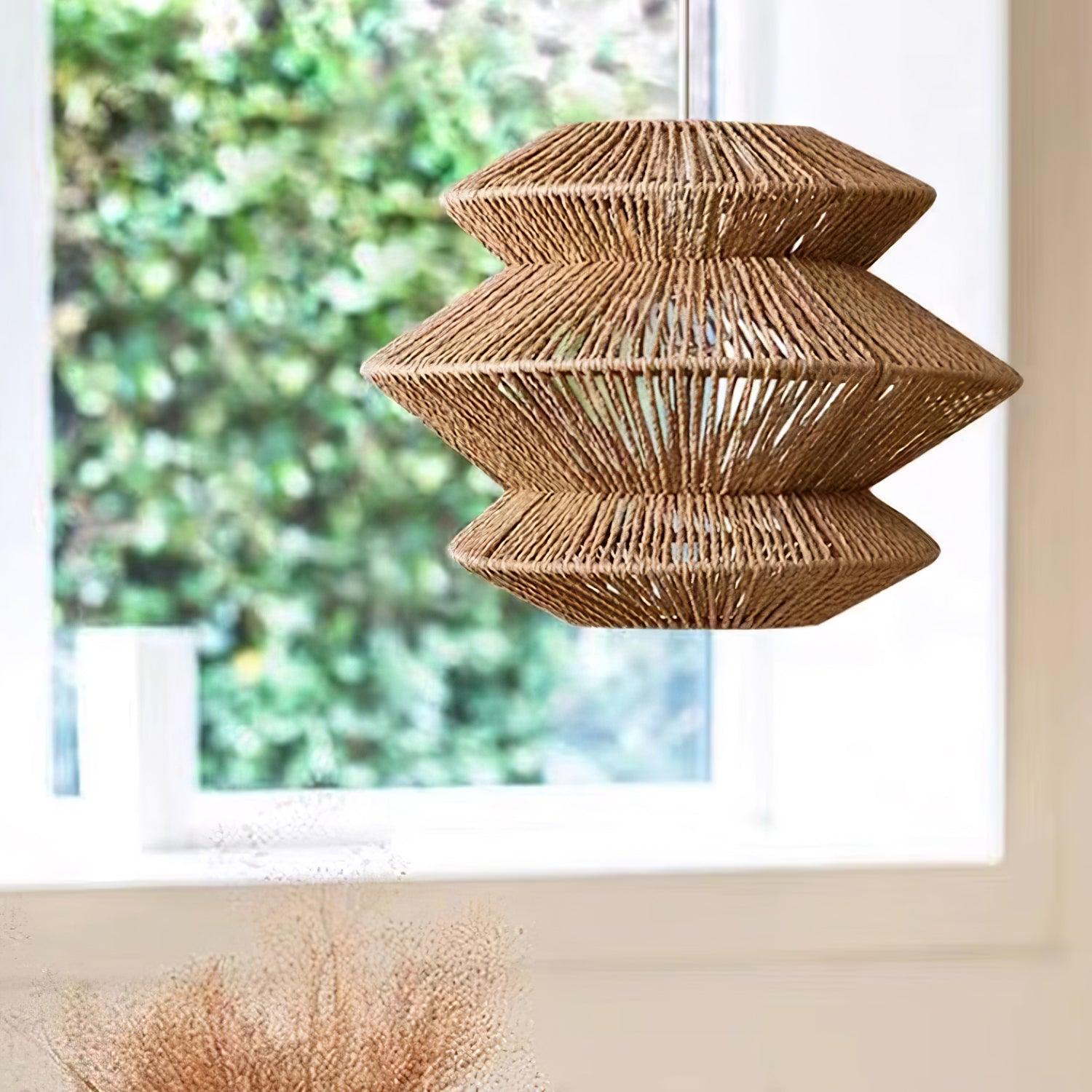 Suru Pendant Lamp Woven Island Organic - Letslighting