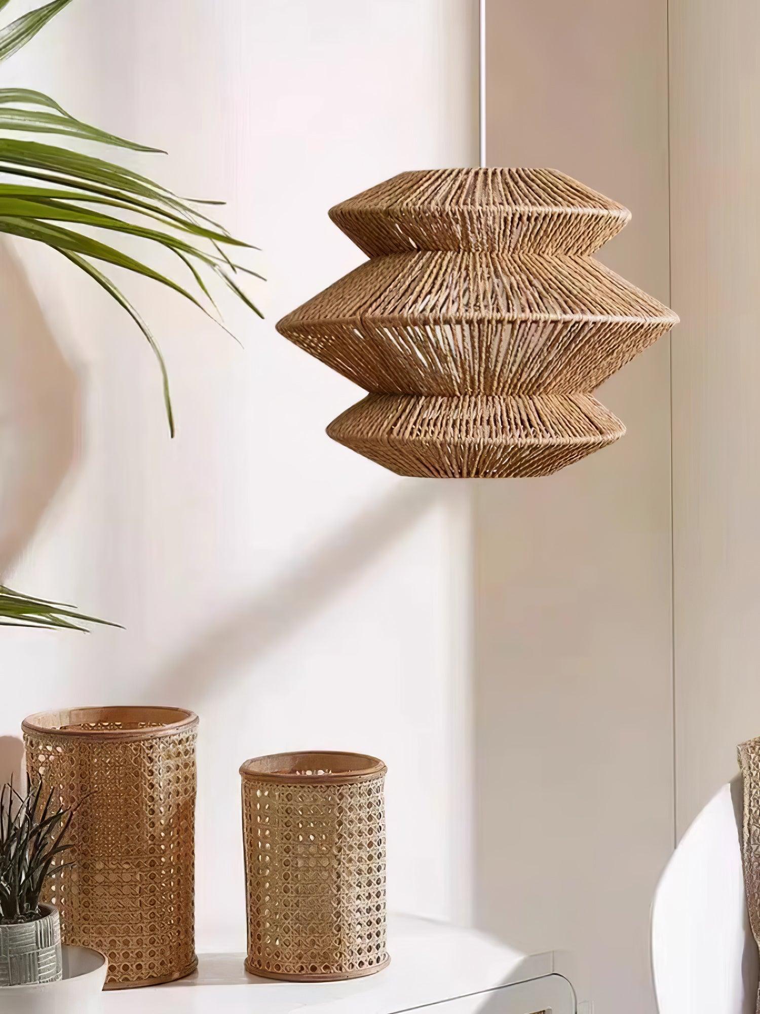 Suru Pendant Lamp Woven Island Organic - Letslighting