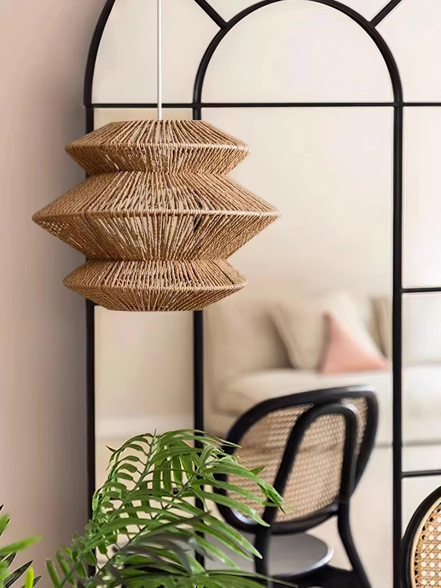 Suru Pendant Lamp Woven Island Organic - Letslighting